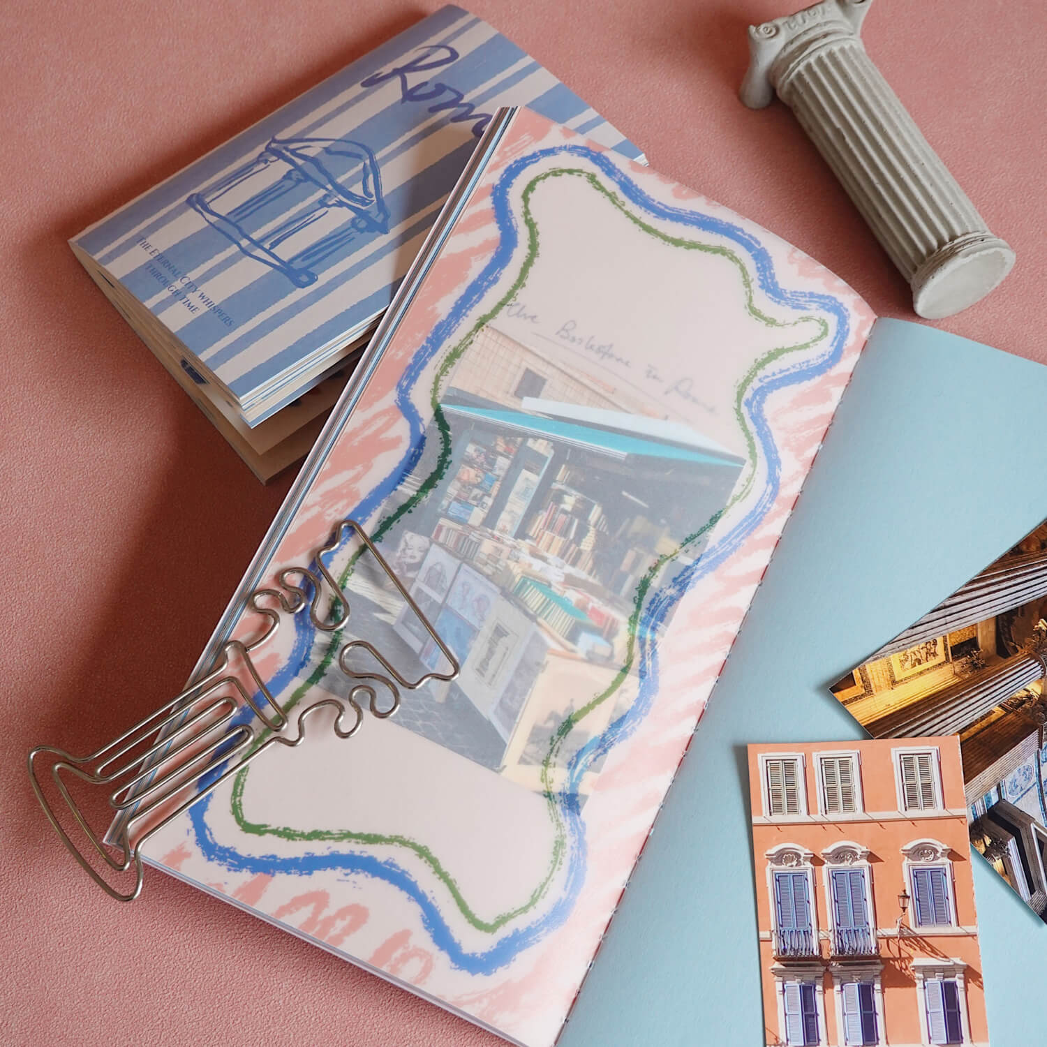 Square Studio Traveler's Notebook Insert -  Rome Series