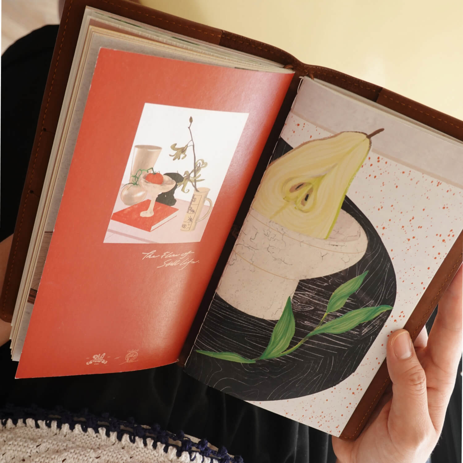 Square Studio x MoChen Traveler&#39;s Notebook Inserts  - Tomato