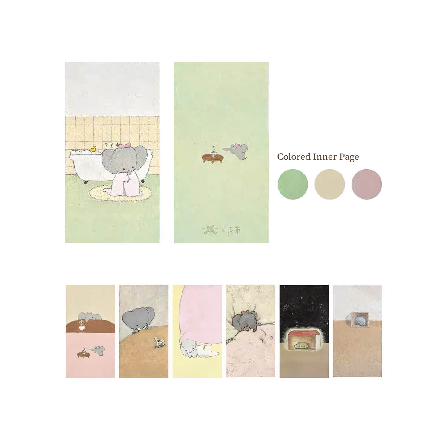 Square Studio × Pige Collection Traveler’s Notebook Insert