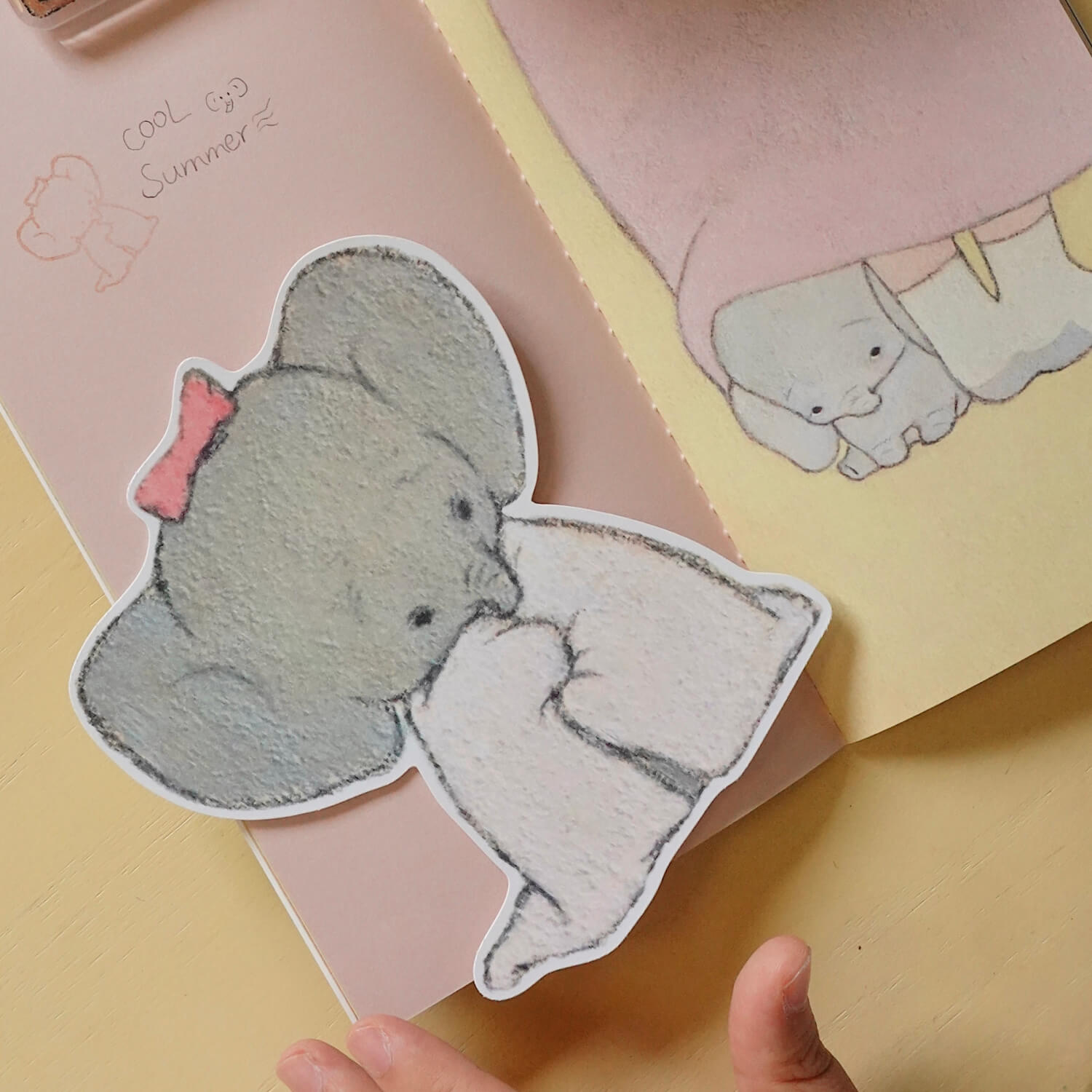 Square Studio × Pige Die-Cut Postcard
