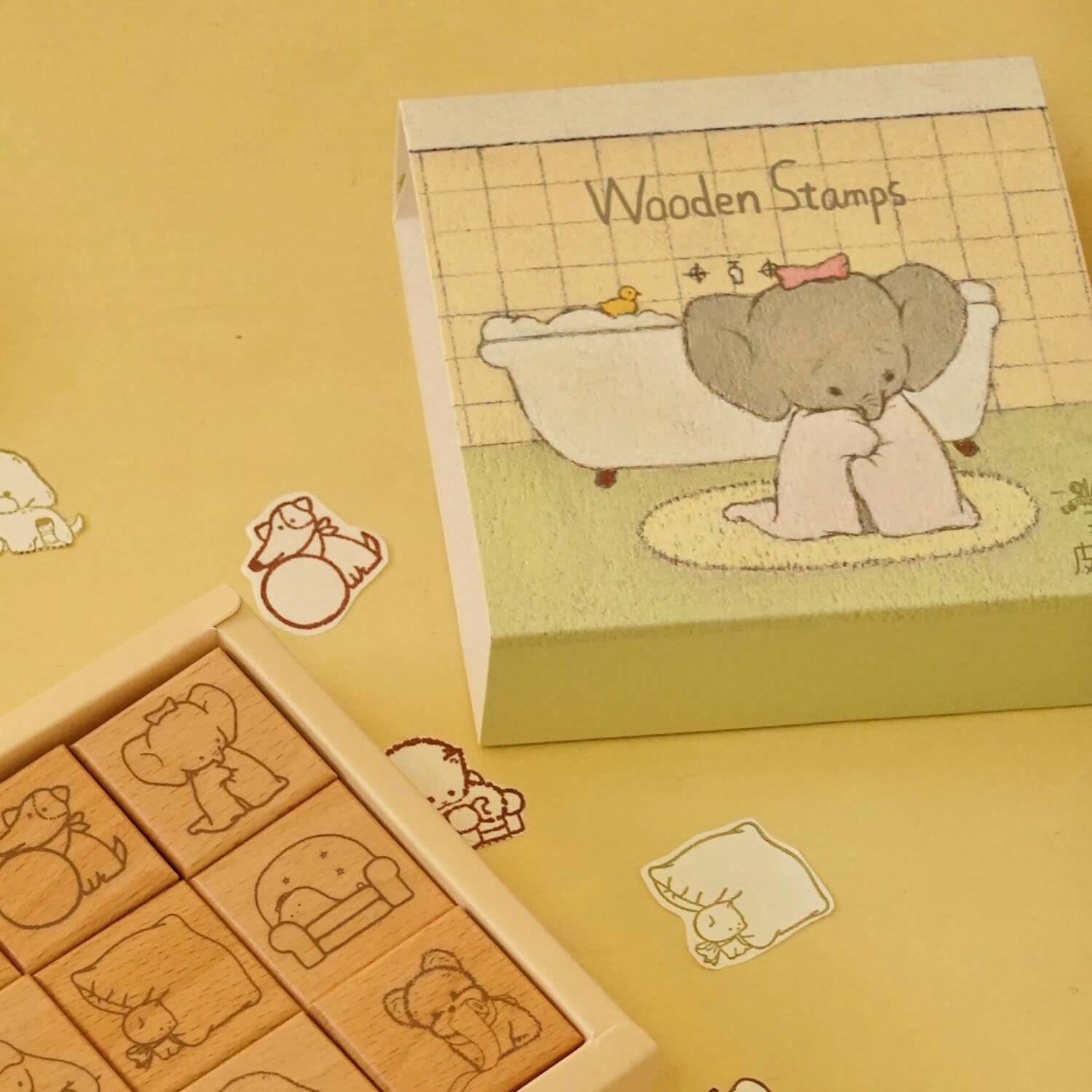 Square Studio × Pige Stamp Set