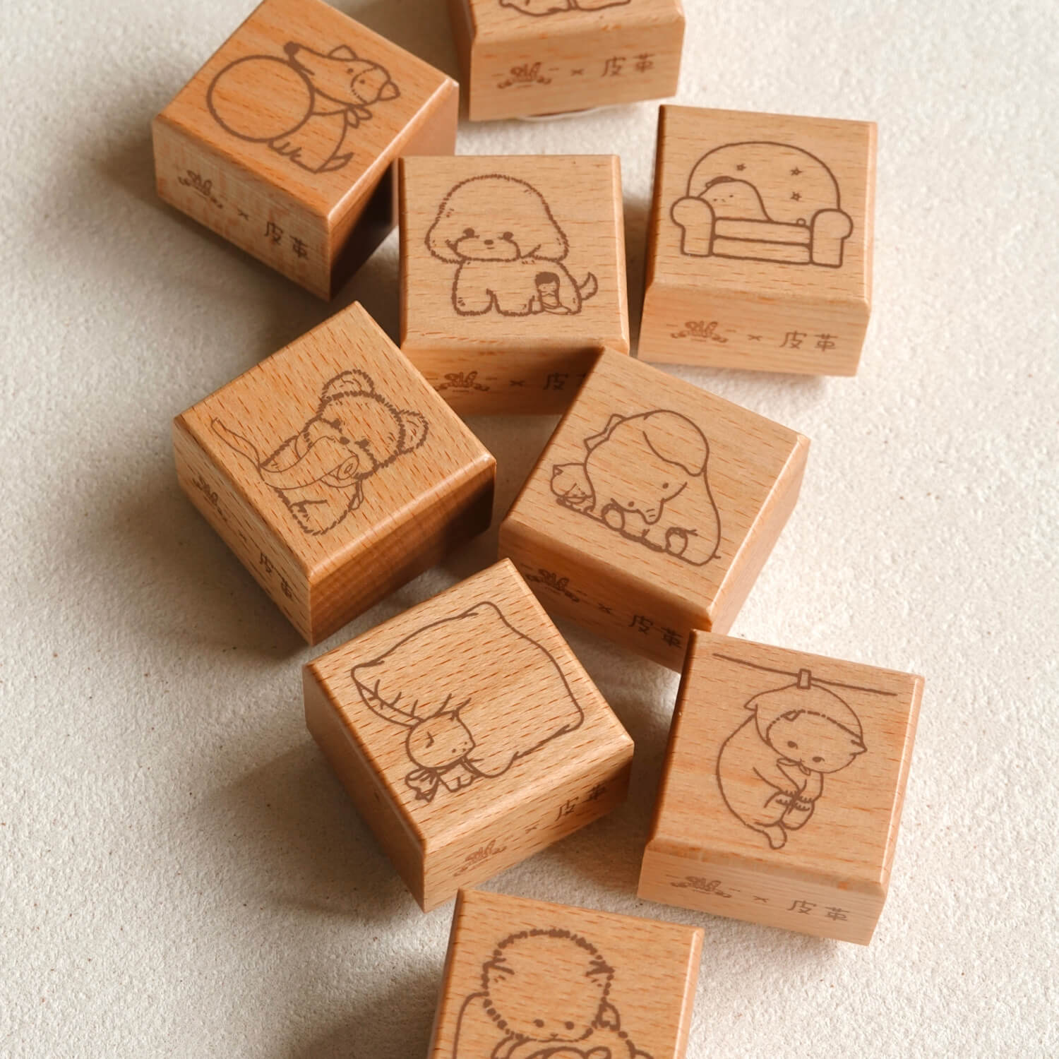 Square Studio × Pige Stamp Set