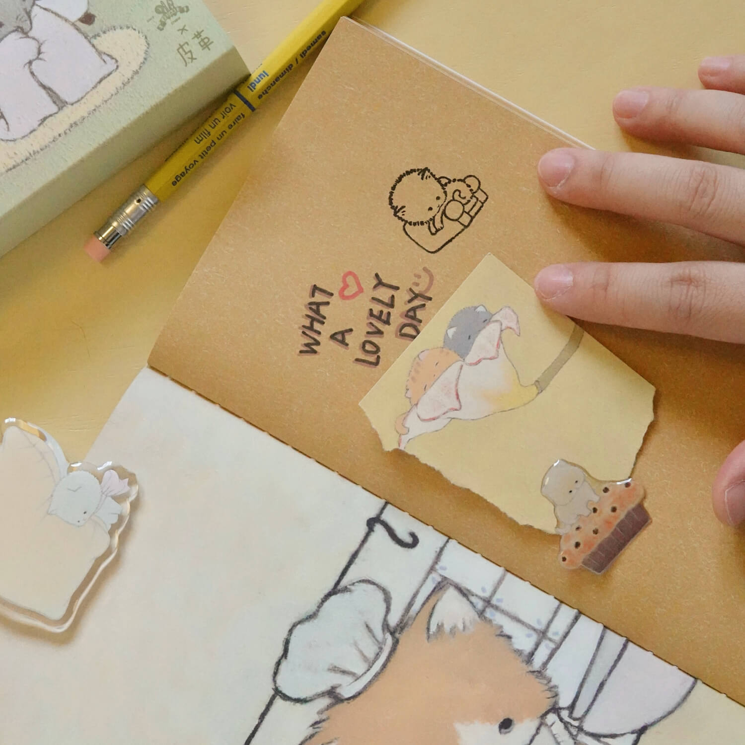 Square Studio × Pige Stamp Set