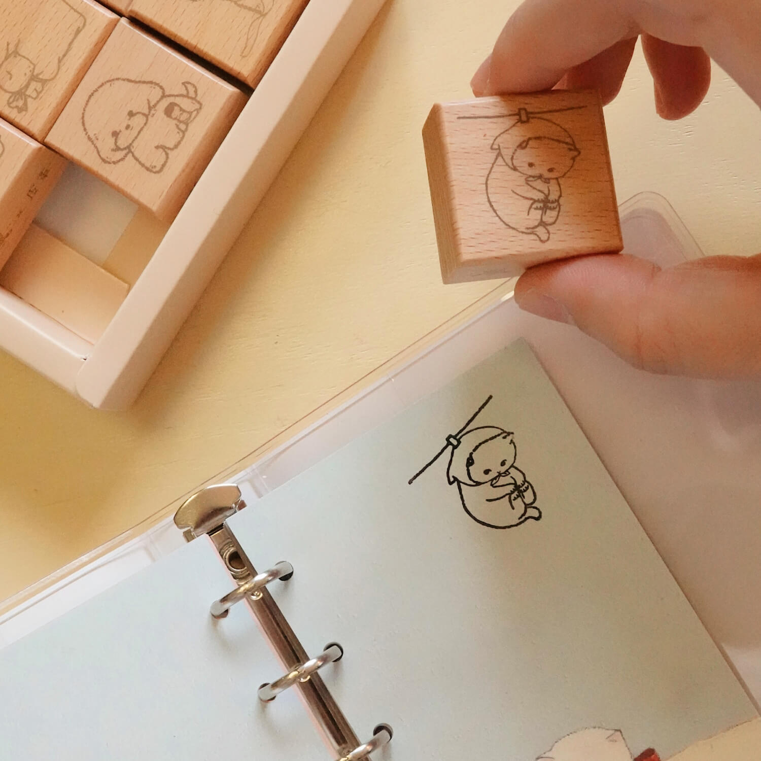 Square Studio × Pige Stamp Set