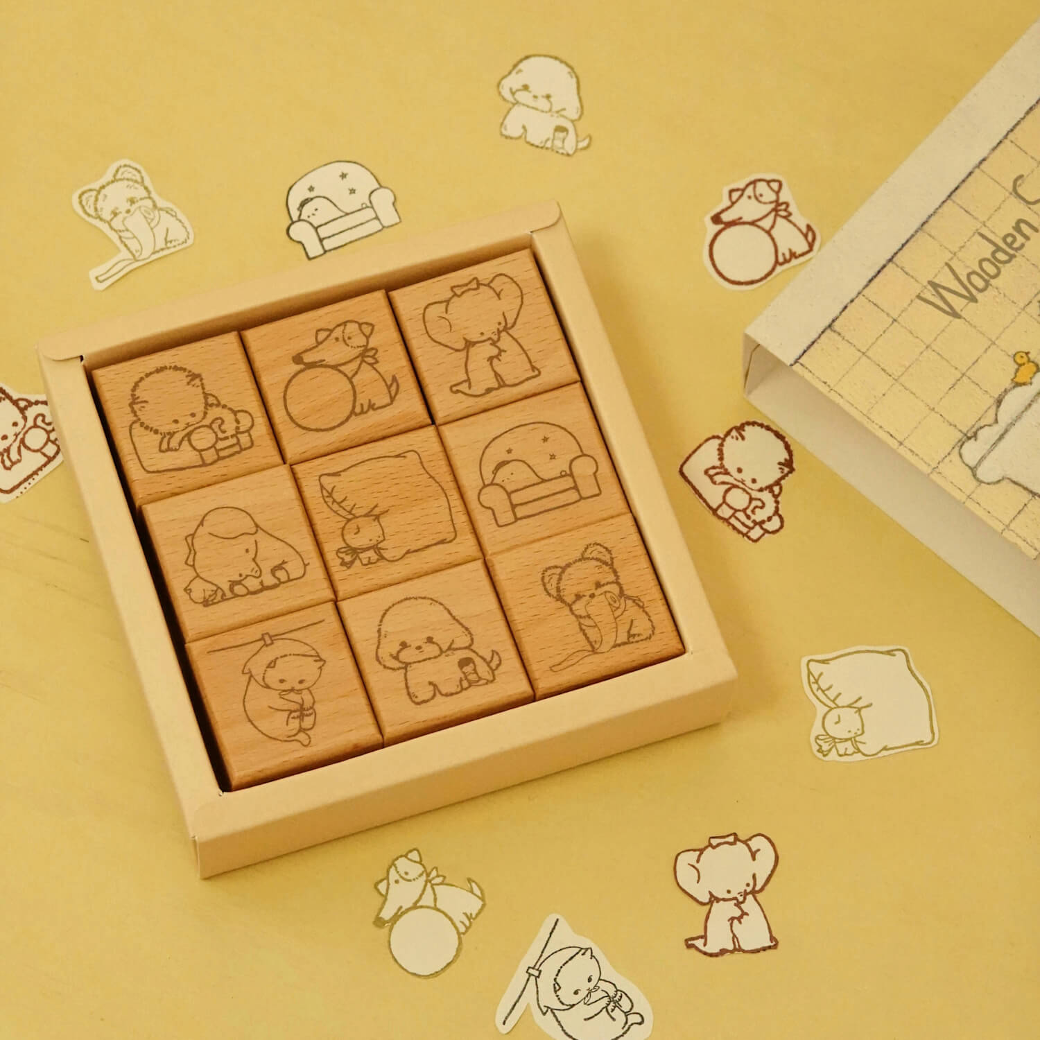 Square Studio × Pige Stamp Set
