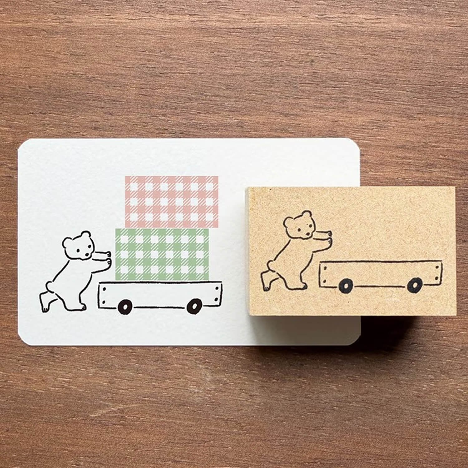Stamp Marche Label Companion Stamp – Cart Bears