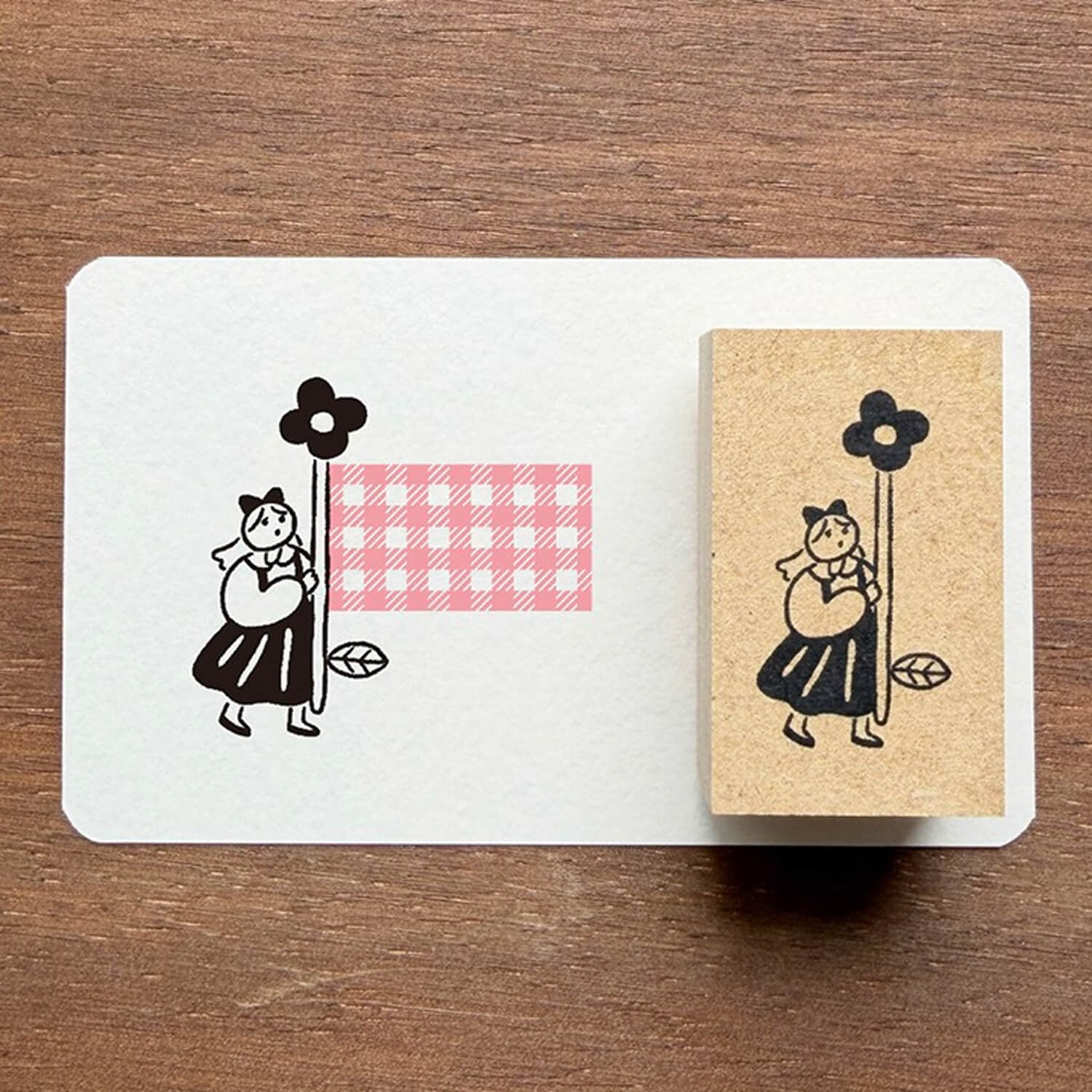 Stamp Marche Label Companion Stamp – Flag Girl