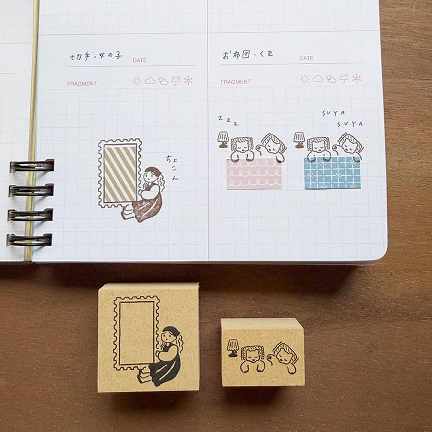 Stamp Marche Label Companion Stamp – Postage Frame Girl