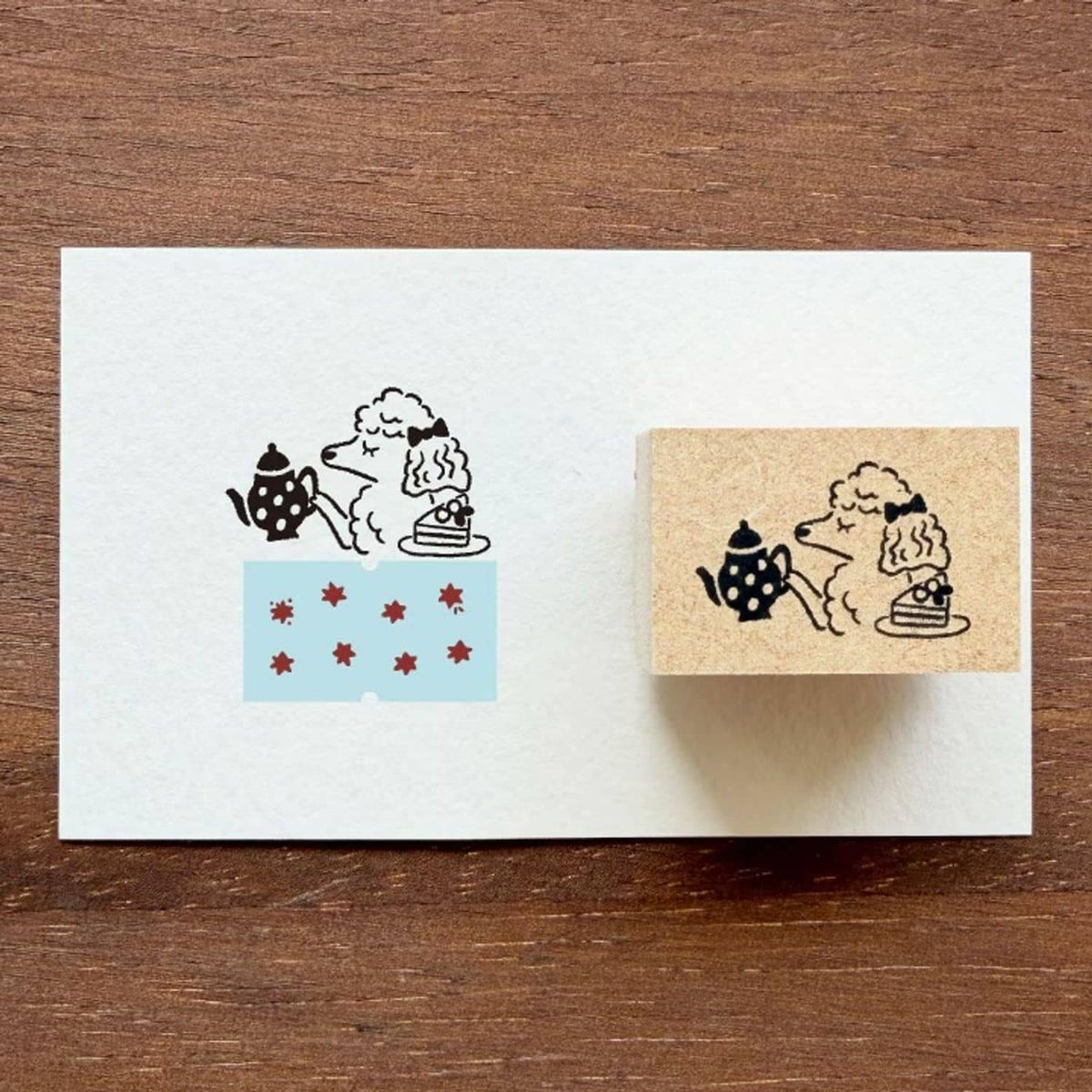 Stamp Marche Stamp – Labetomo Afternoon Poodle