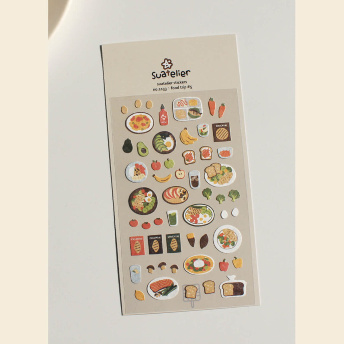 Suatelier Daily Deco Stickers – Food Trip 