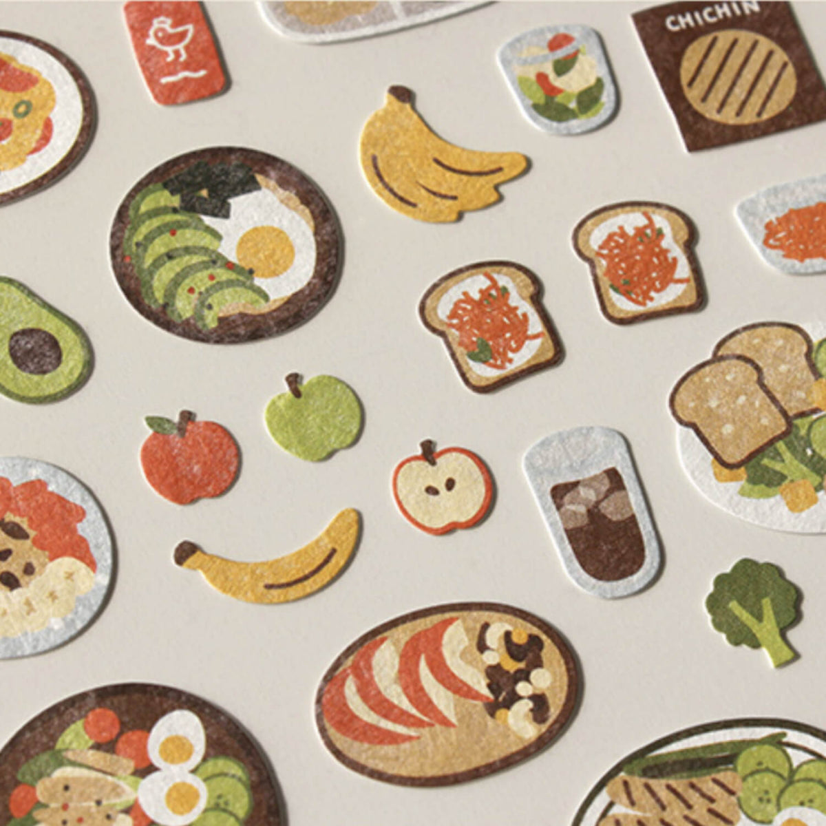 Suatelier Daily Deco Stickers – Food Trip 
