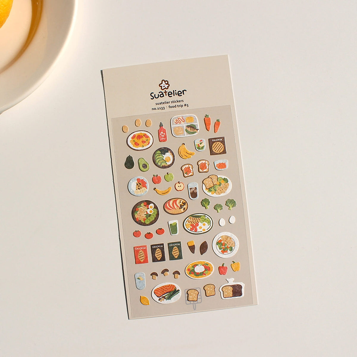 Suatelier Daily Deco Stickers – Food Trip 