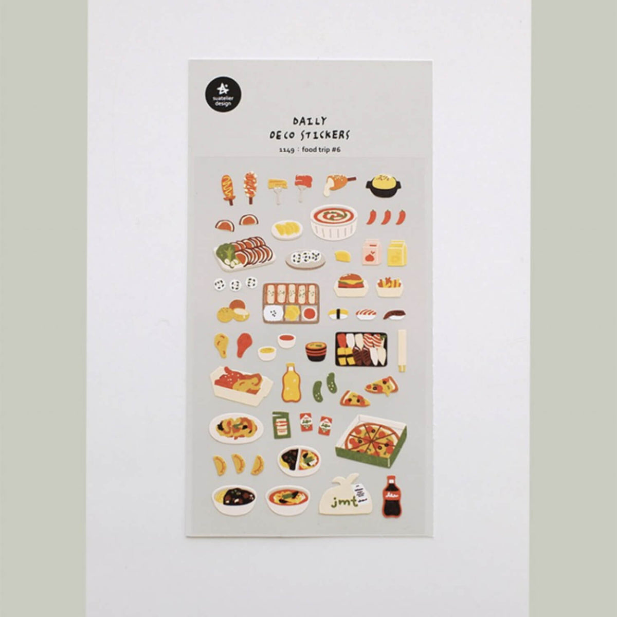 Suatelier Daily Deco Stickers – Food Trip 