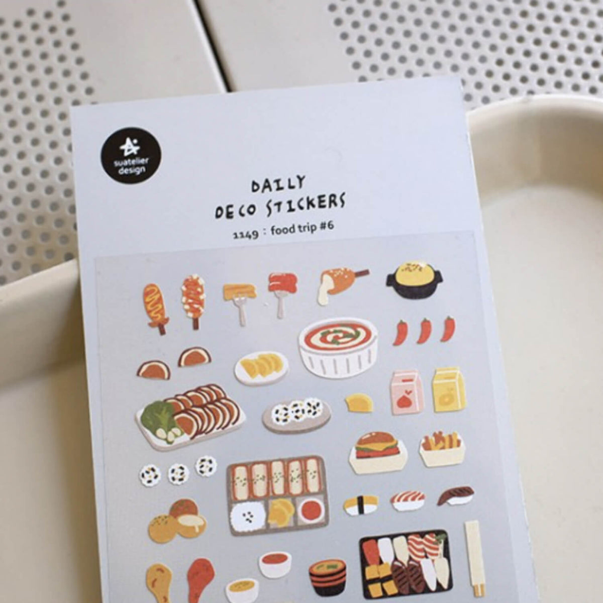 Suatelier Daily Deco Stickers – Food Trip 