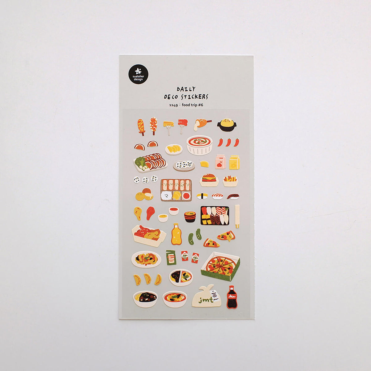 Suatelier Daily Deco Stickers – Food Trip 