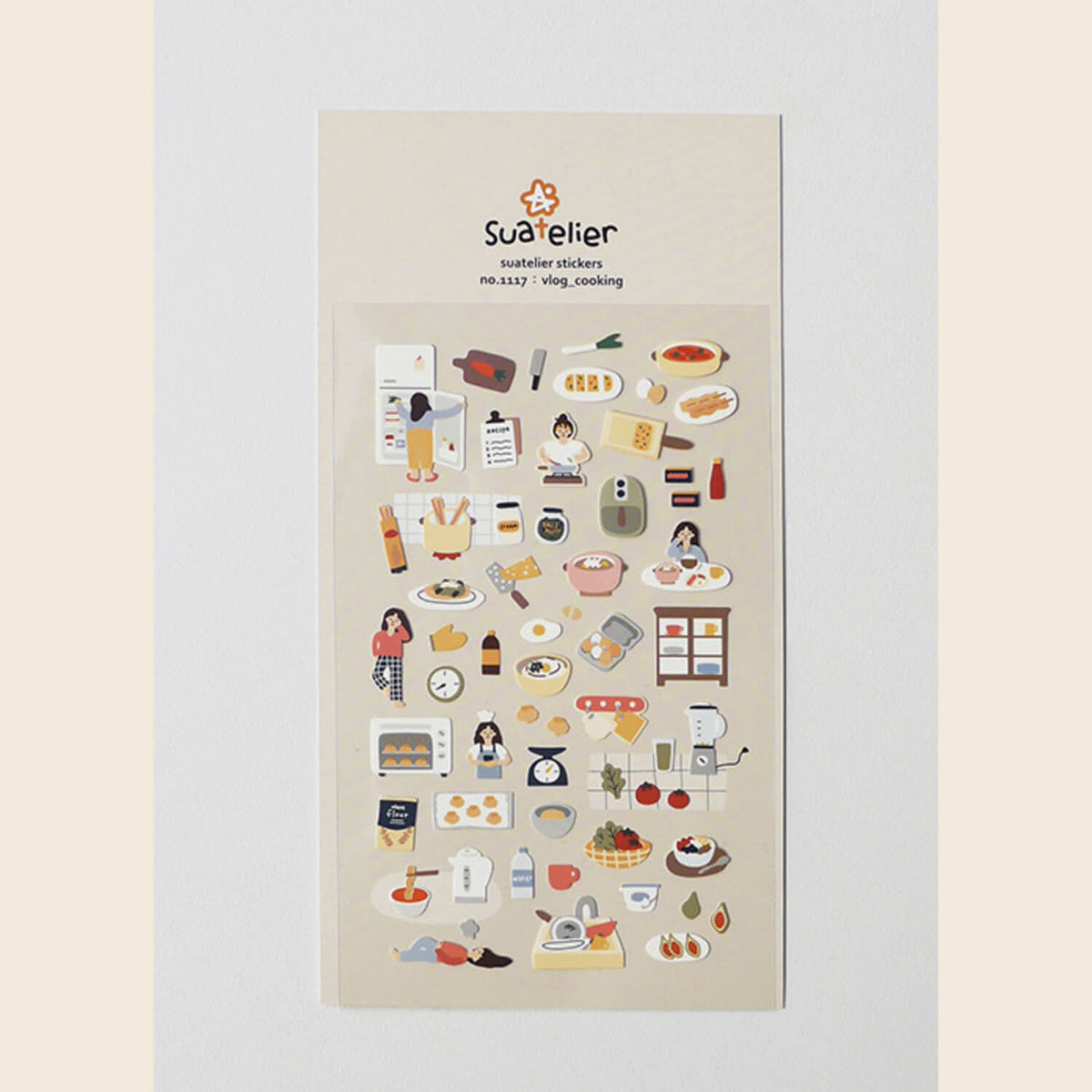 Suatelier Daily Deco Stickers – Vlog Cooking