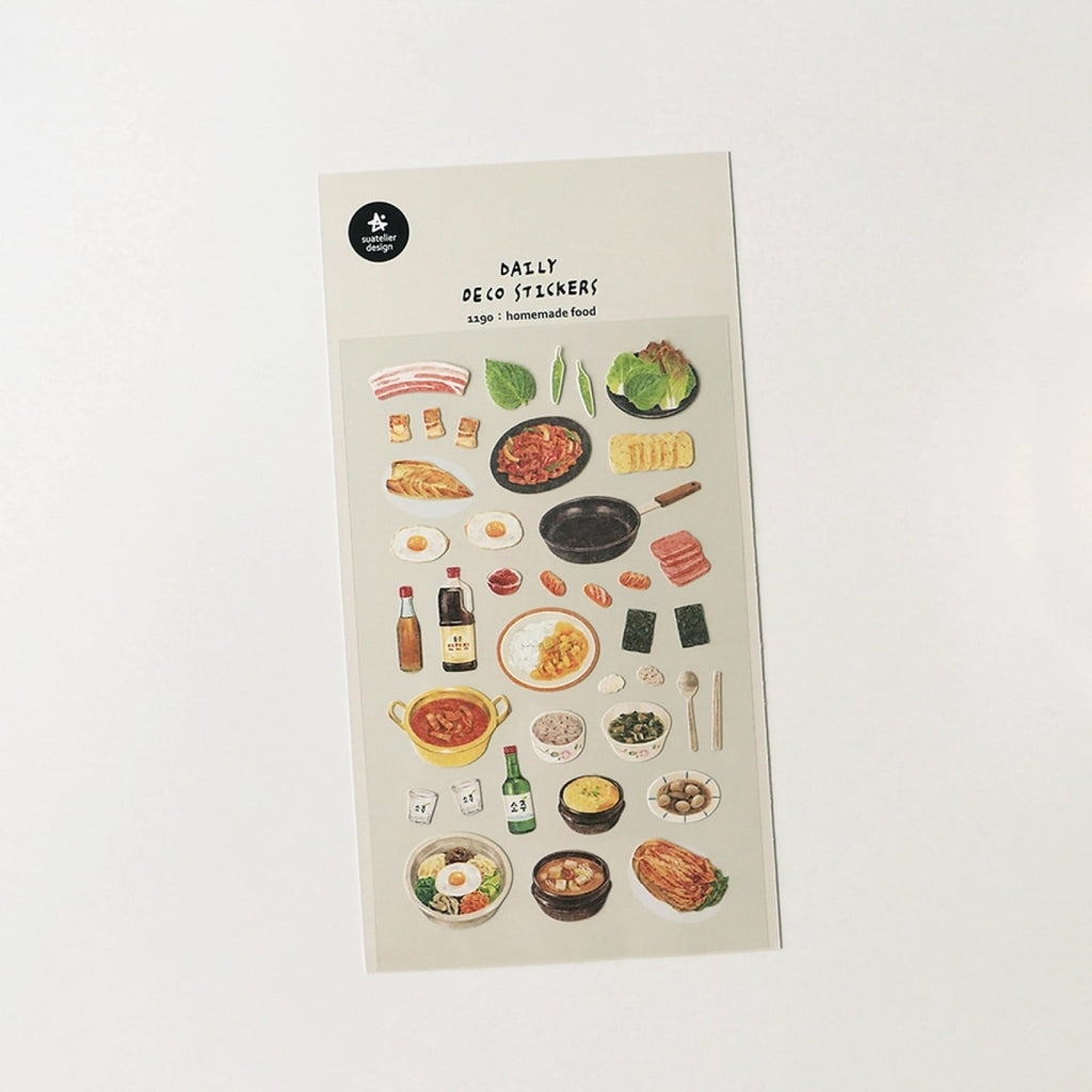 Suatelier Sticker Sheet – Homemade Food – Nagi