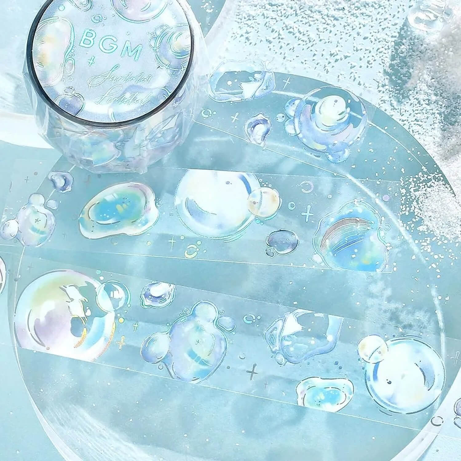 (Summer Limited) BGM Foil Masking Tape – Bubbles of Light