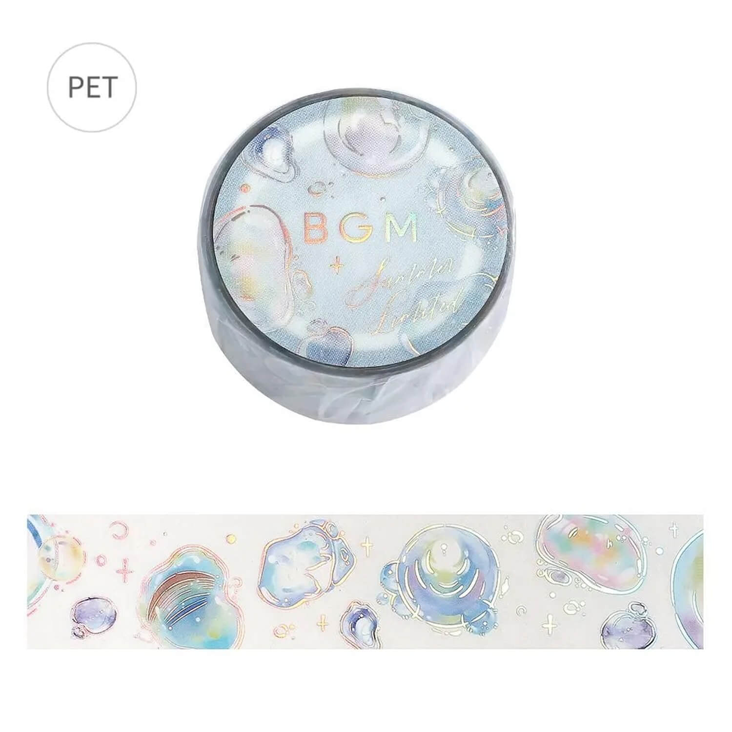 (Summer Limited) BGM Foil Masking Tape – Bubbles of Light