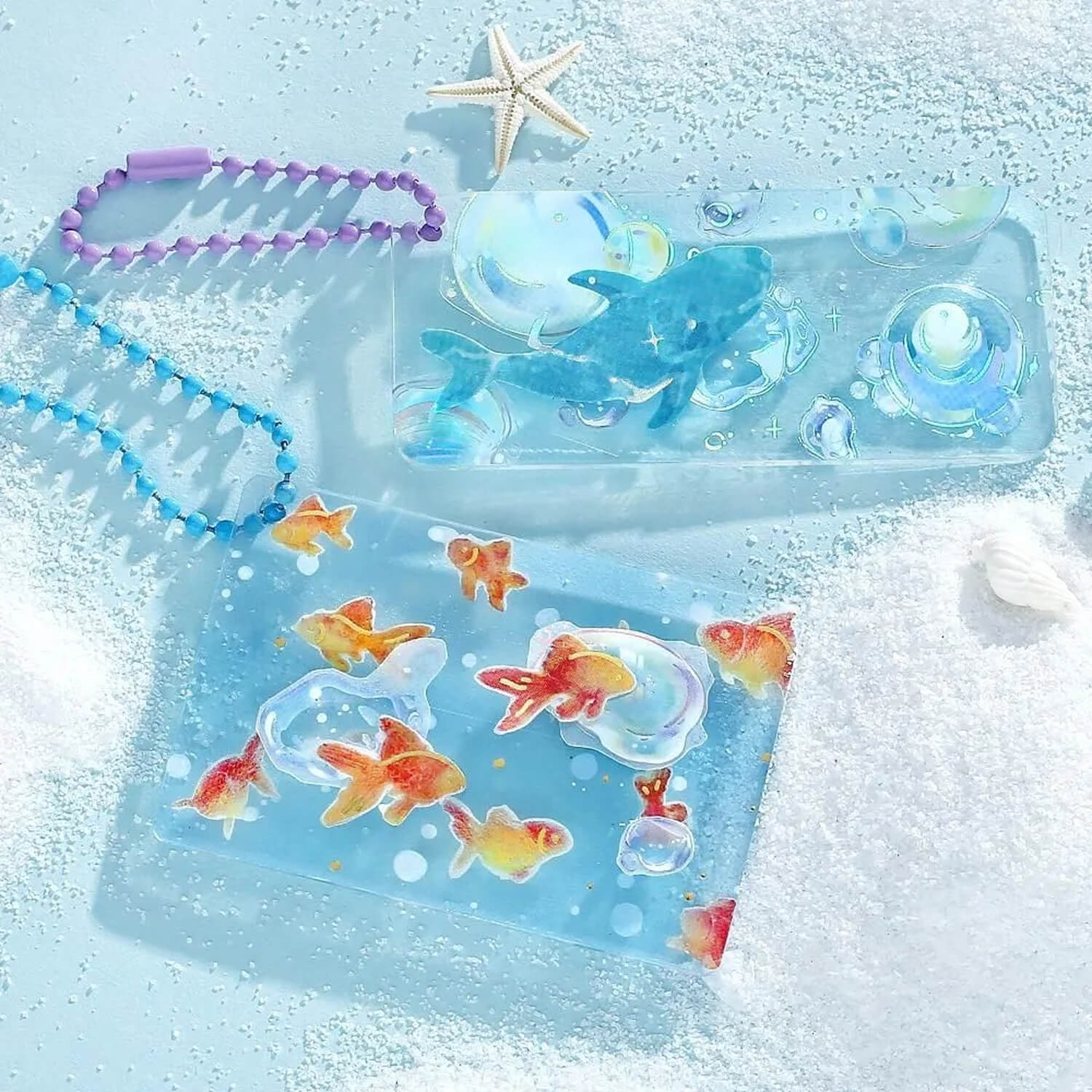 (Summer Limited) BGM Foil Masking Tape – Shimmering Goldfish