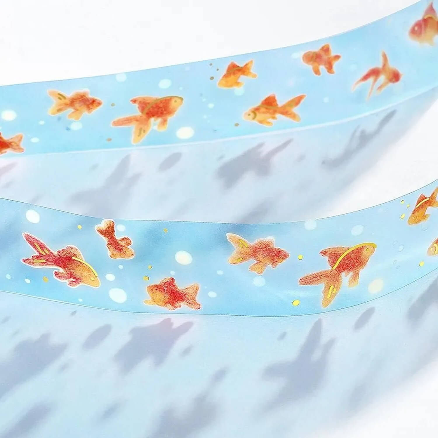 (Summer Limited) BGM Foil Masking Tape – Shimmering Goldfish