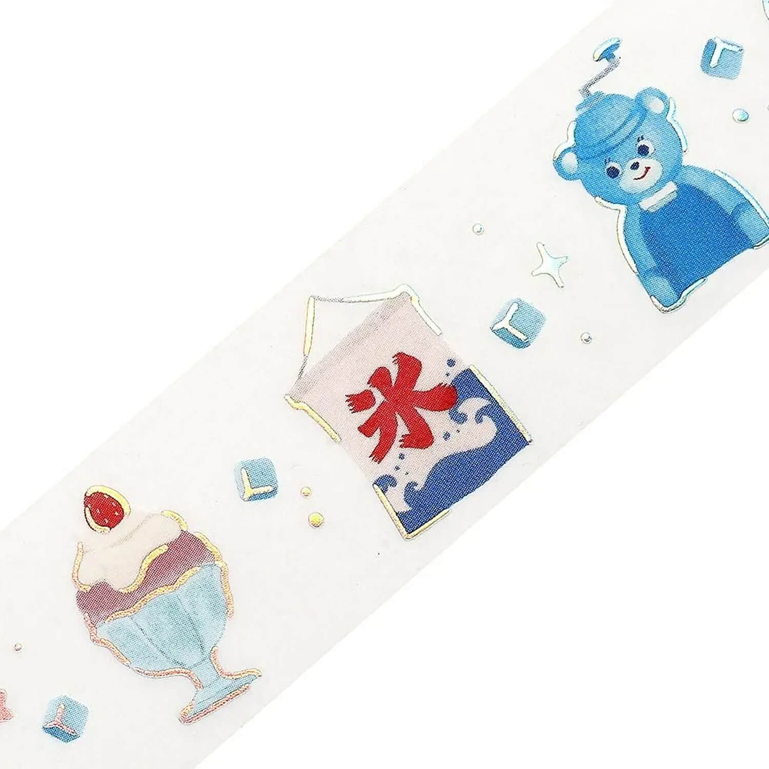 (Summer Limited) BGM Foil Masking Tape – Summer Shaved Ice