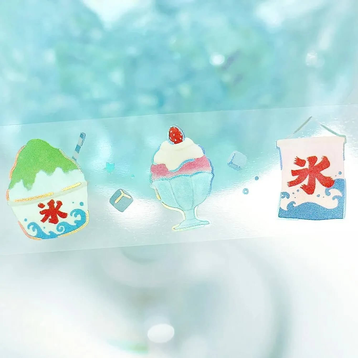 (Summer Limited) BGM Foil Masking Tape – Summer Shaved Ice