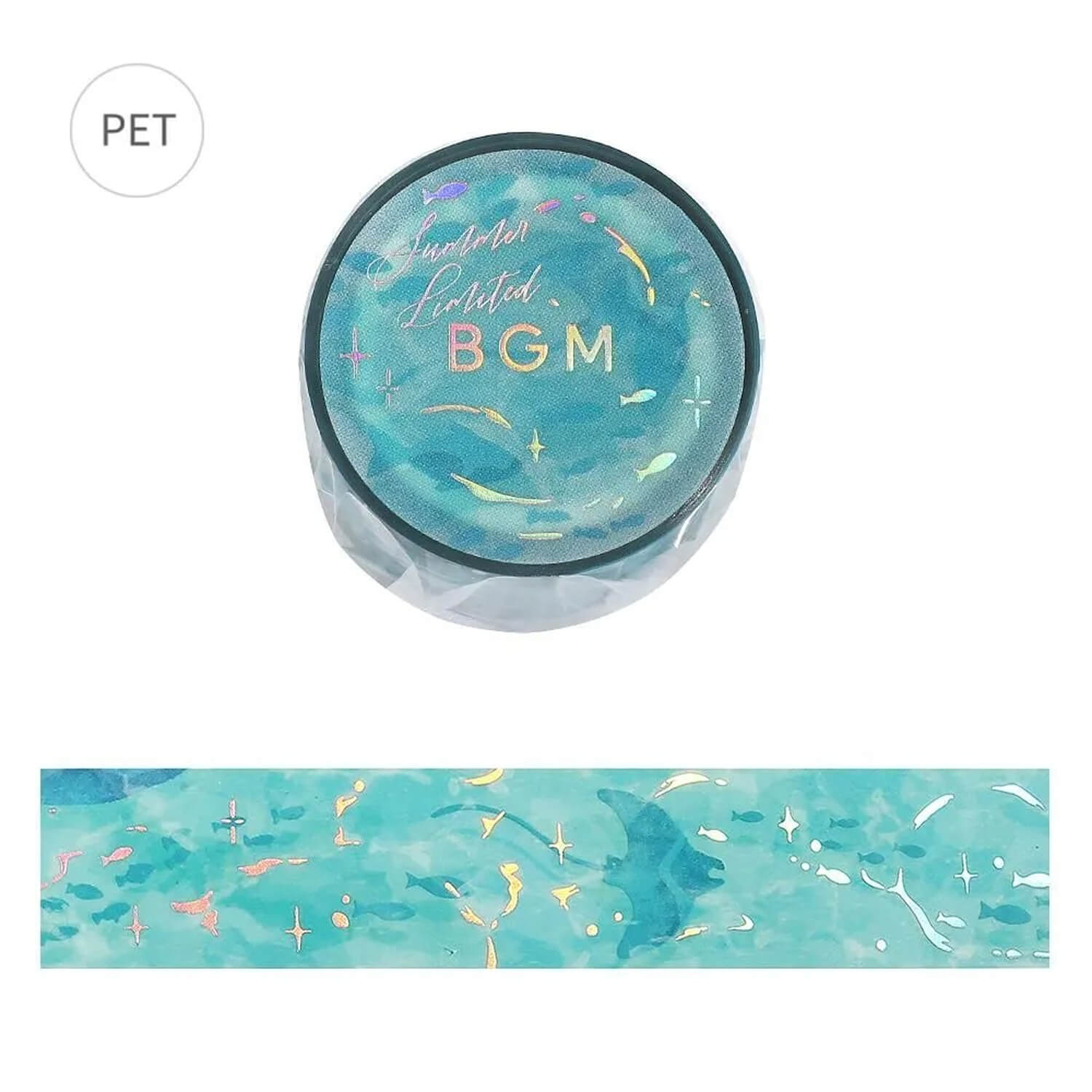 (Summer Limited) BGM Foil Masking Tape – Wave Shadows