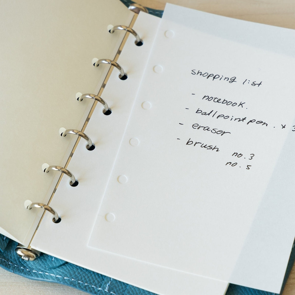 TAKEO Mini 6 Planner Refills – Bank Paper