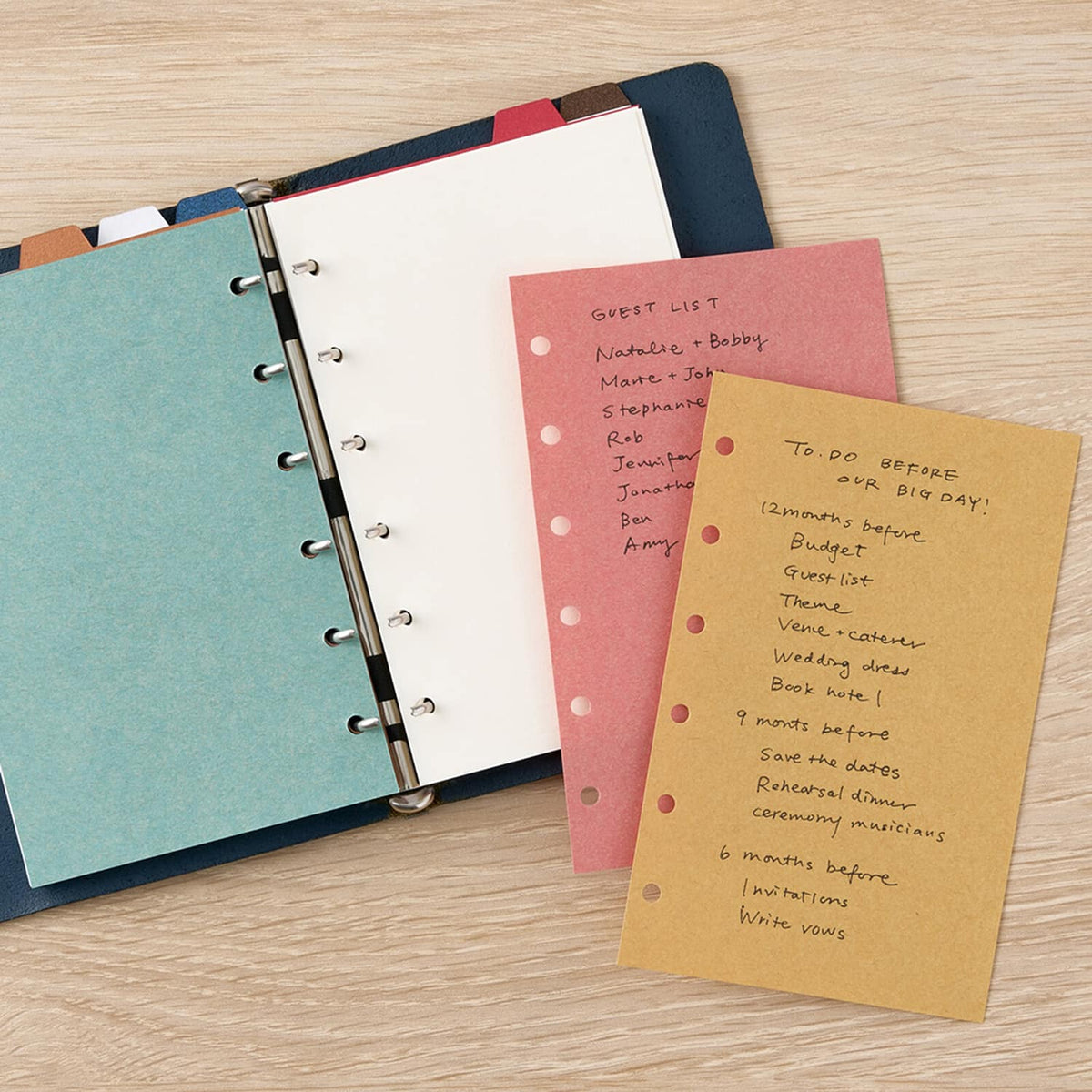 TAKEO Mini 6 Planner Refills – First Vintage