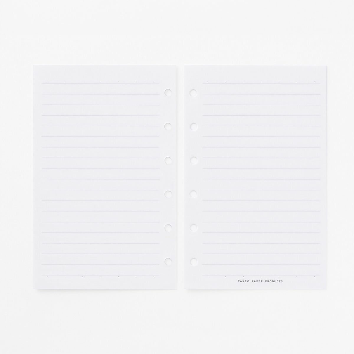 TAKEO Mini 6 Planner Refills – Fuukou Ruled
