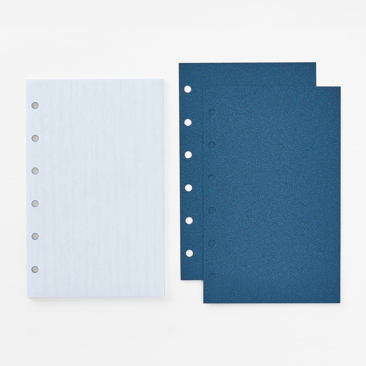 TAKEO Mini 6 Planner Refills – Onion Skin, Pale Blue