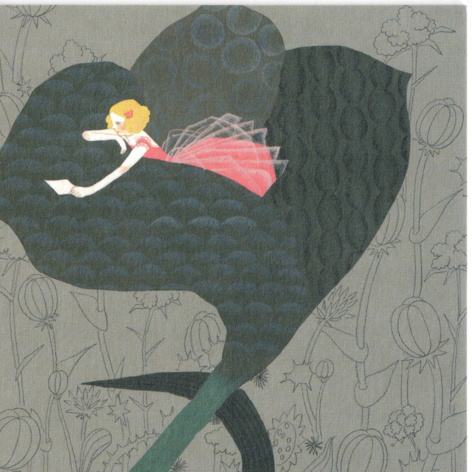 TOUCH &amp; FLOW x Iwagami Ayako Postcard – Dancing Girl