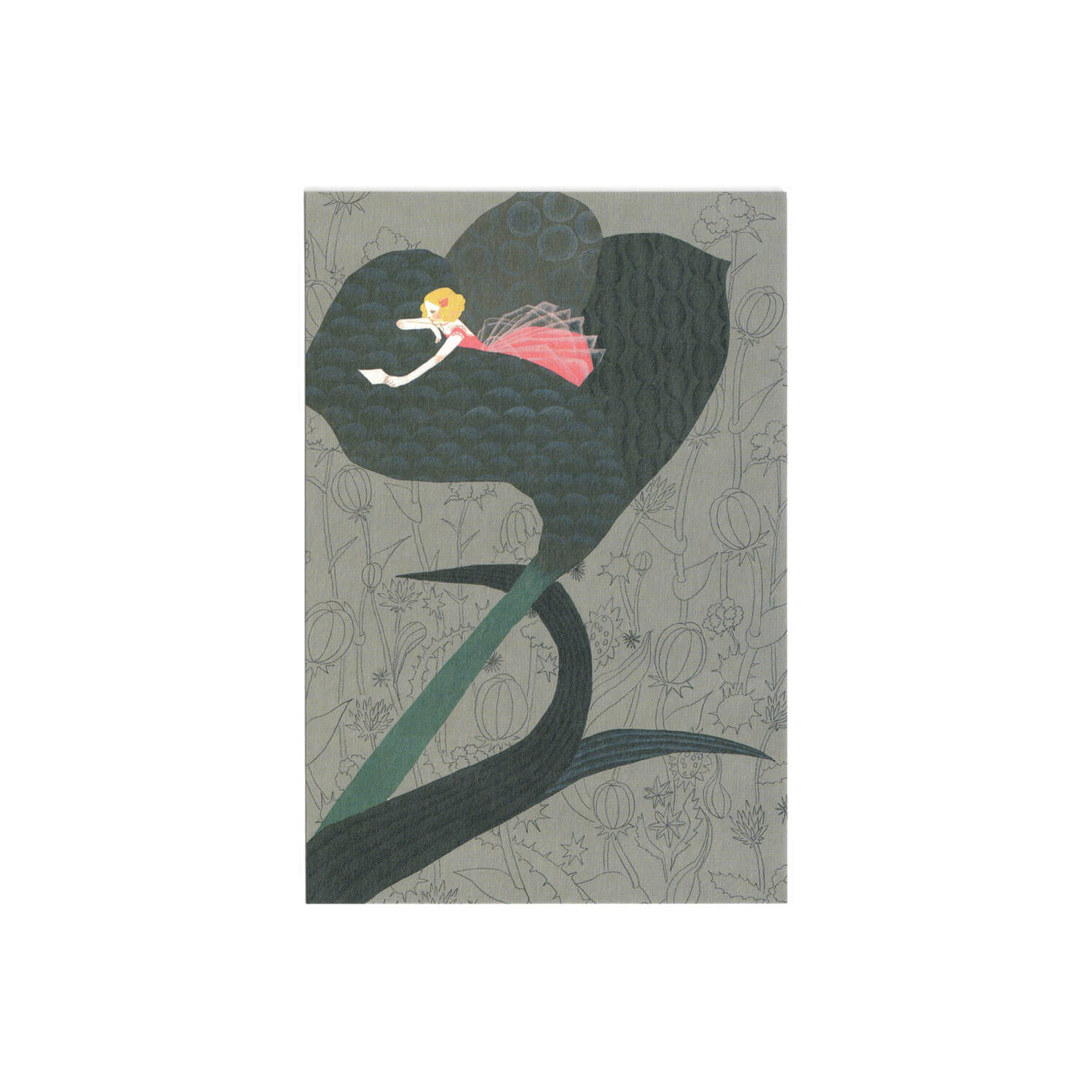 TOUCH &amp; FLOW x Iwagami Ayako Postcard – Dancing Girl