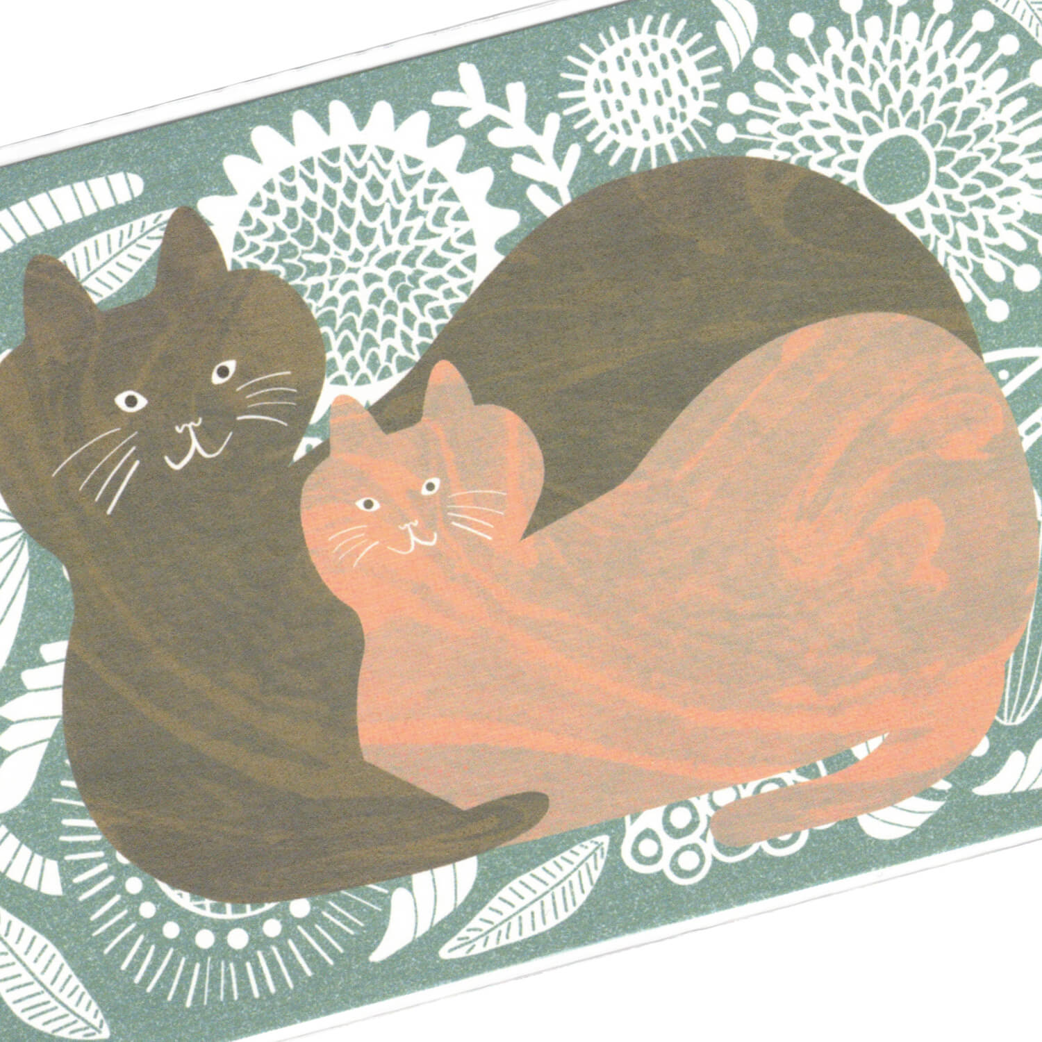 TOUCH &amp; FLOW x Orie Kawamura Postcard – Nordic Blue