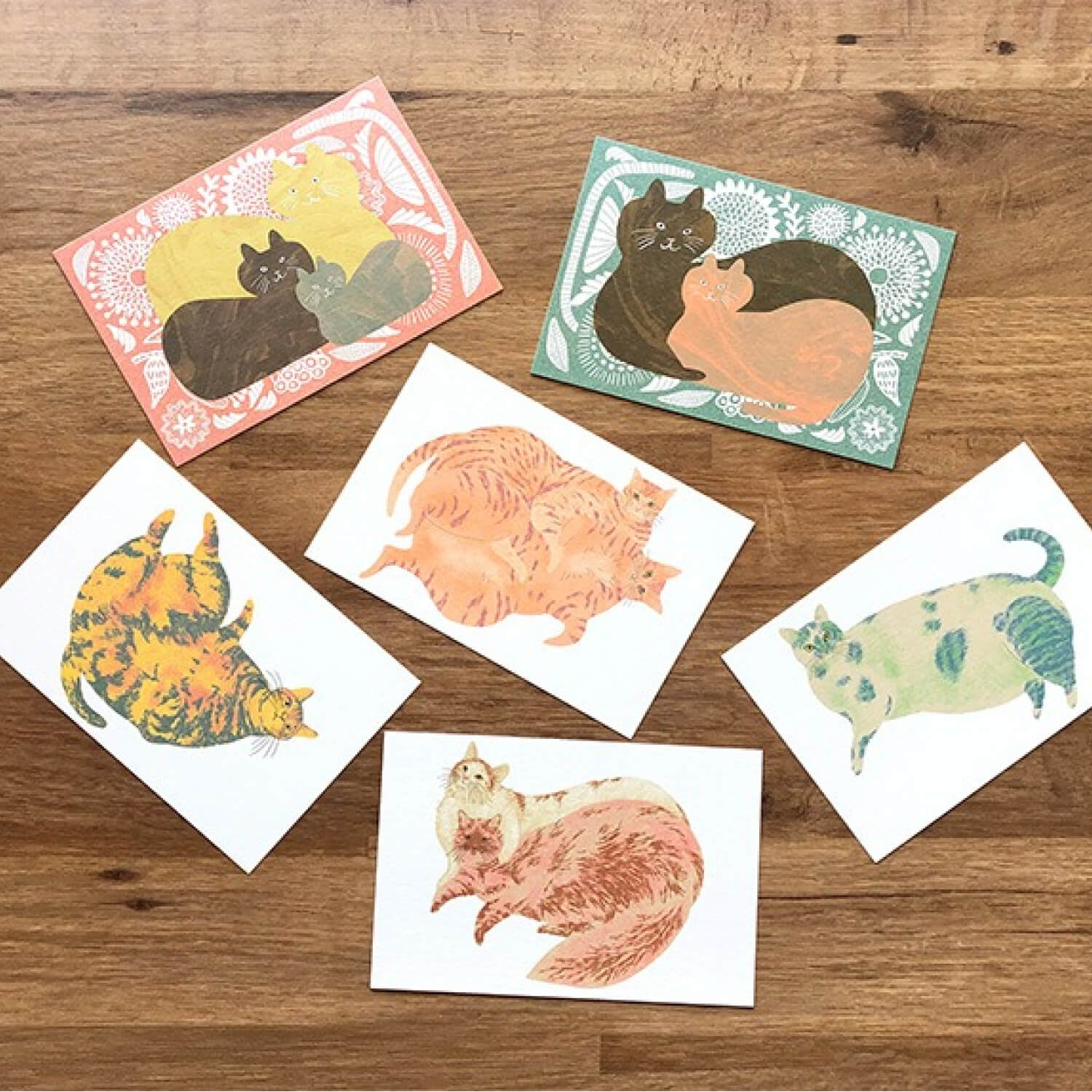 TOUCH &amp; FLOW x Orie Kawamura Postcard – Nordic Blue