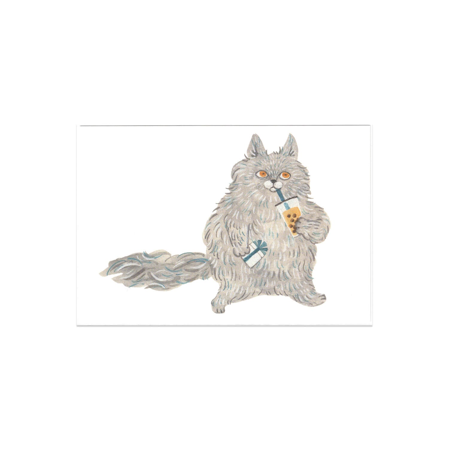 TOUCH &amp; FLOW x anriartwork Postcard – Cat