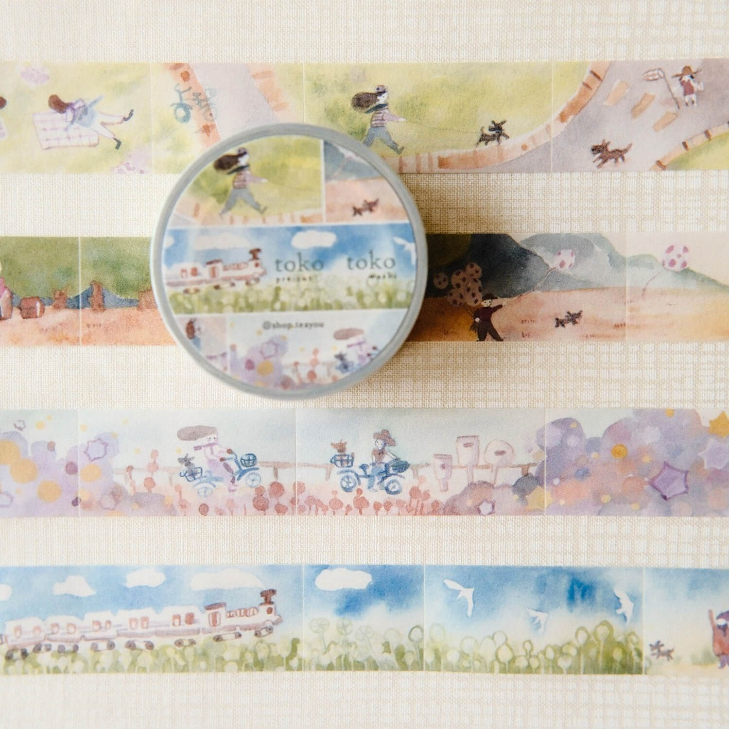 Teayou Kiritori Pre-Cut Washi Tape – Sceneries