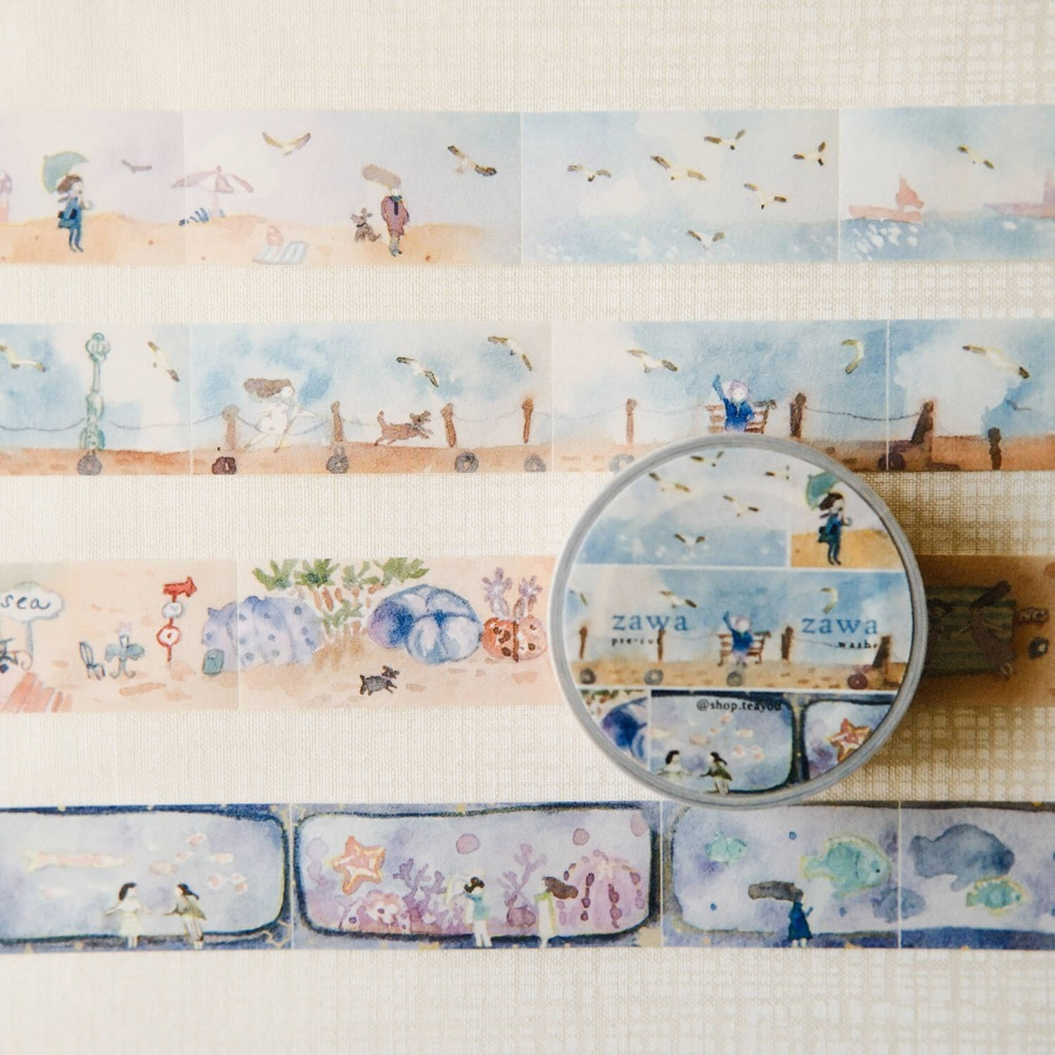 Teayou Kiritori Pre-Cut Washi Tape – Sceneries