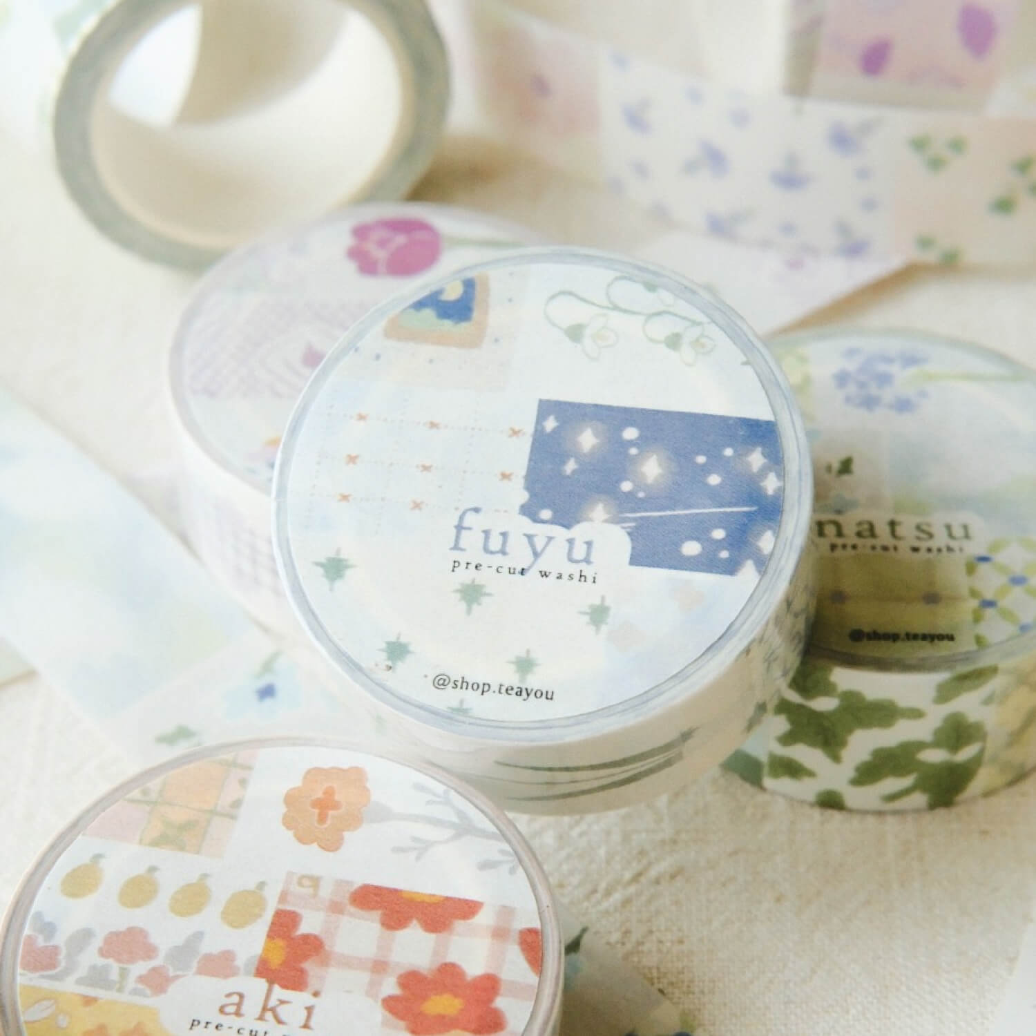 Teayou Kiritori Pre-Cut Washi Tape – Seasons