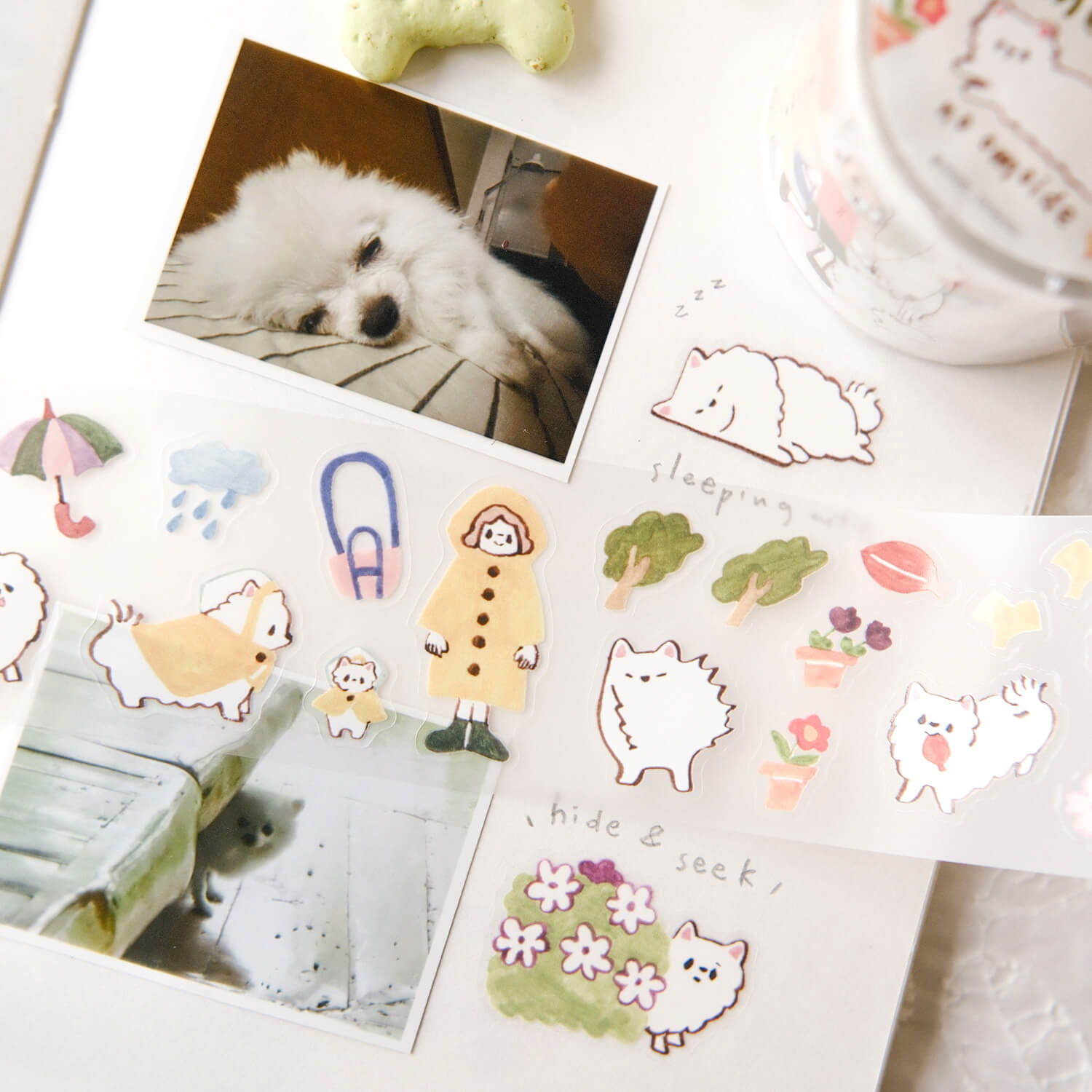 Teayou Kiss-Cut PET Tape – Kome-chan