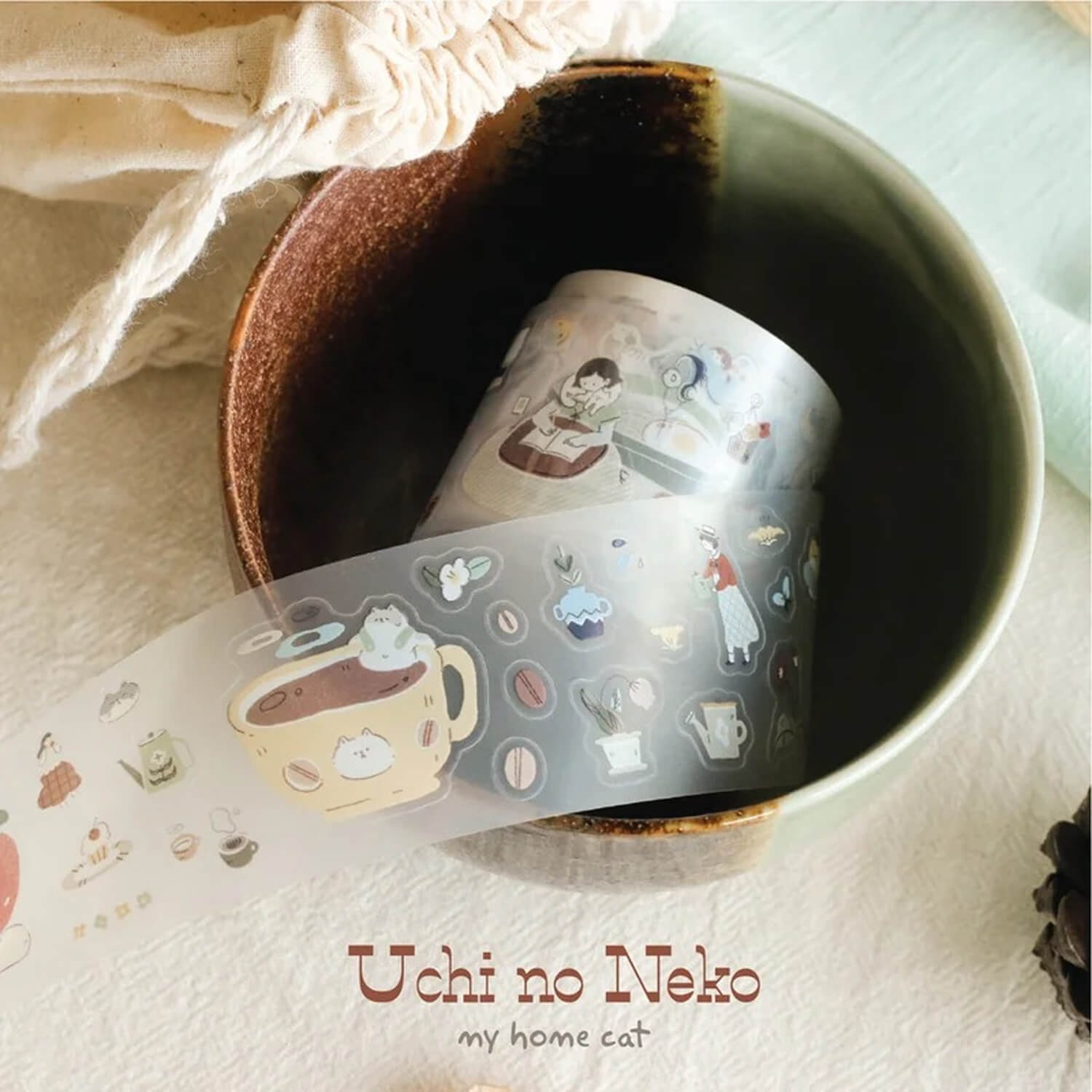 Teayou Kiss-Cut PET Tape – My Home Cats