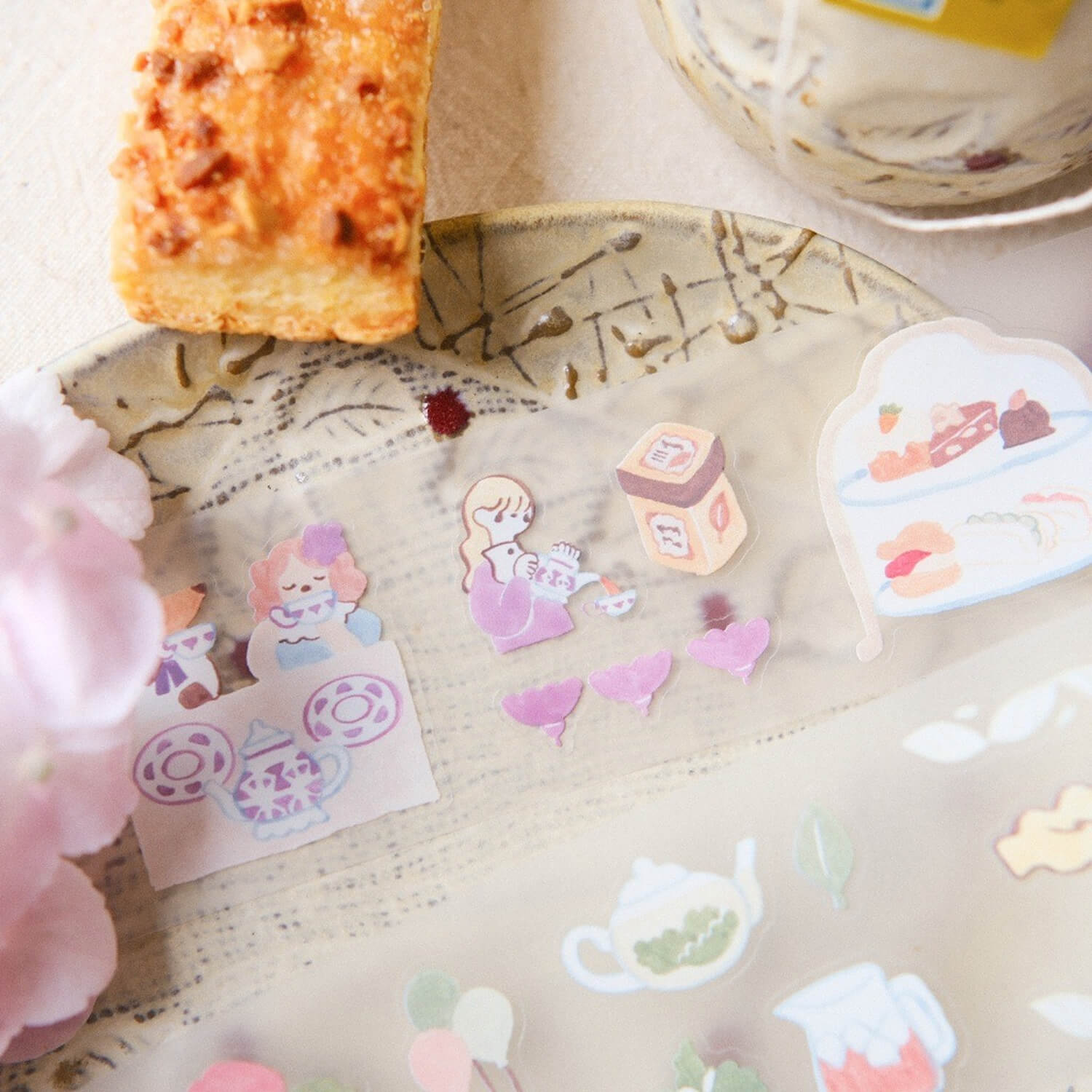 Teayou Kiss-Cut PET Tape – Seasonal Tea Party Vol. 1