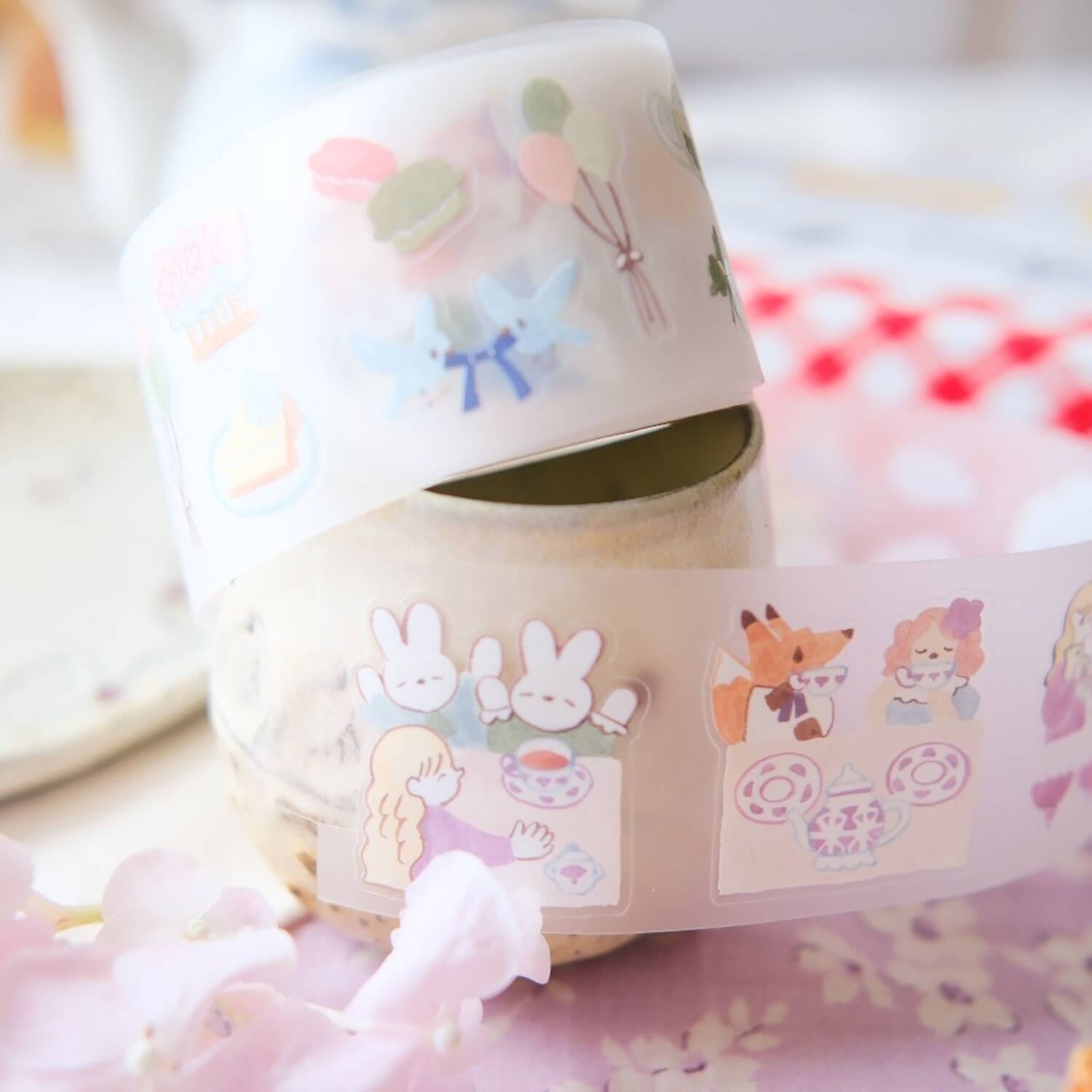 Teayou Kiss-Cut PET Tape – Seasonal Tea Party Vol. 1