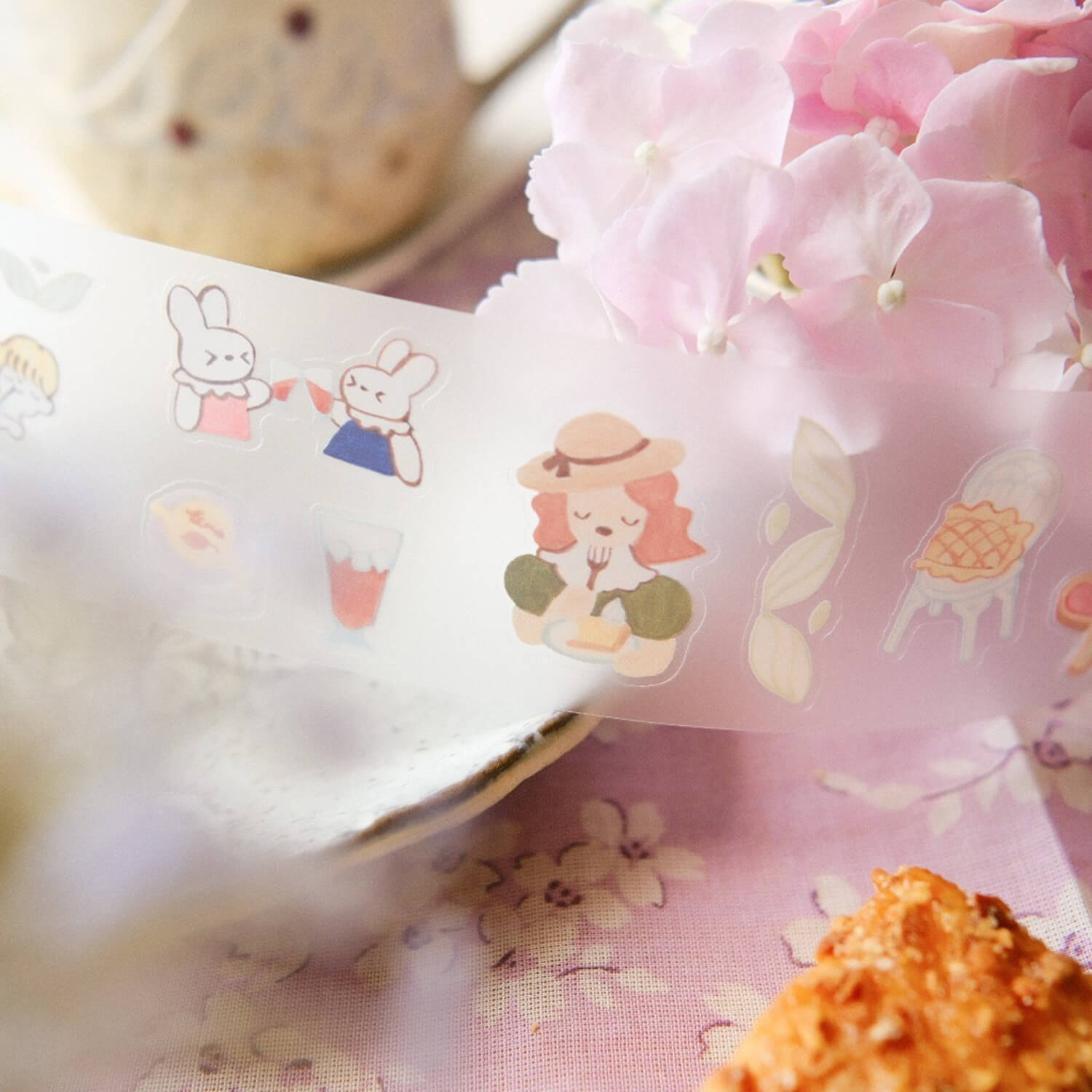 Teayou Kiss-Cut PET Tape – Seasonal Tea Party Vol. 1