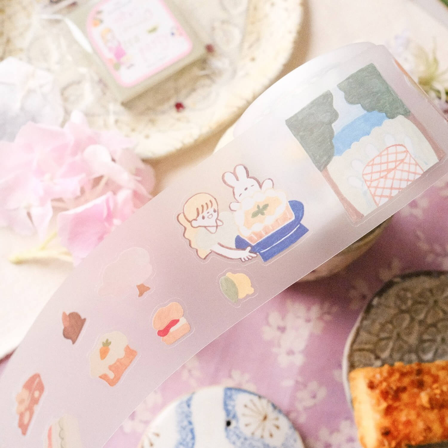 Teayou Kiss-Cut PET Tape – Seasonal Tea Party Vol. 1