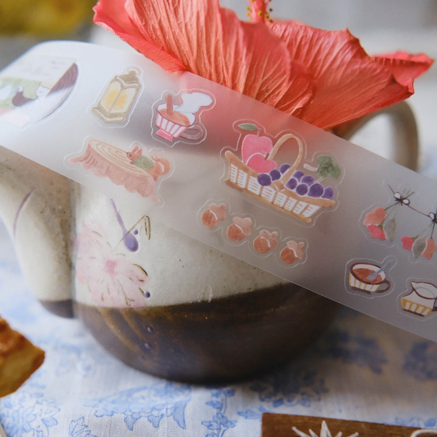 Teayou Kiss-Cut PET Tape – Seasonal Tea Party Vol. 2