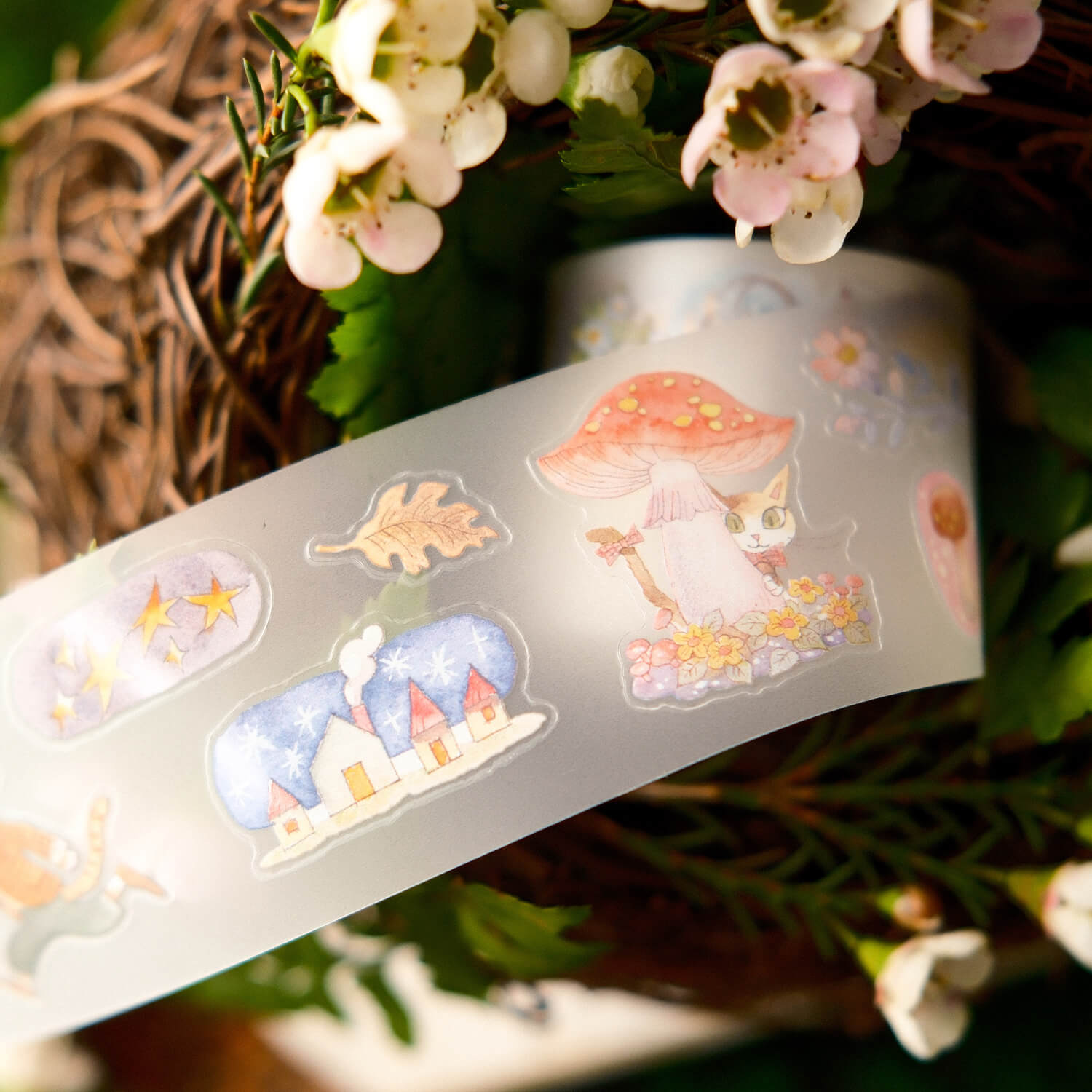 Teayou Kiss-Cut PET Tape – The Wandering Garden
