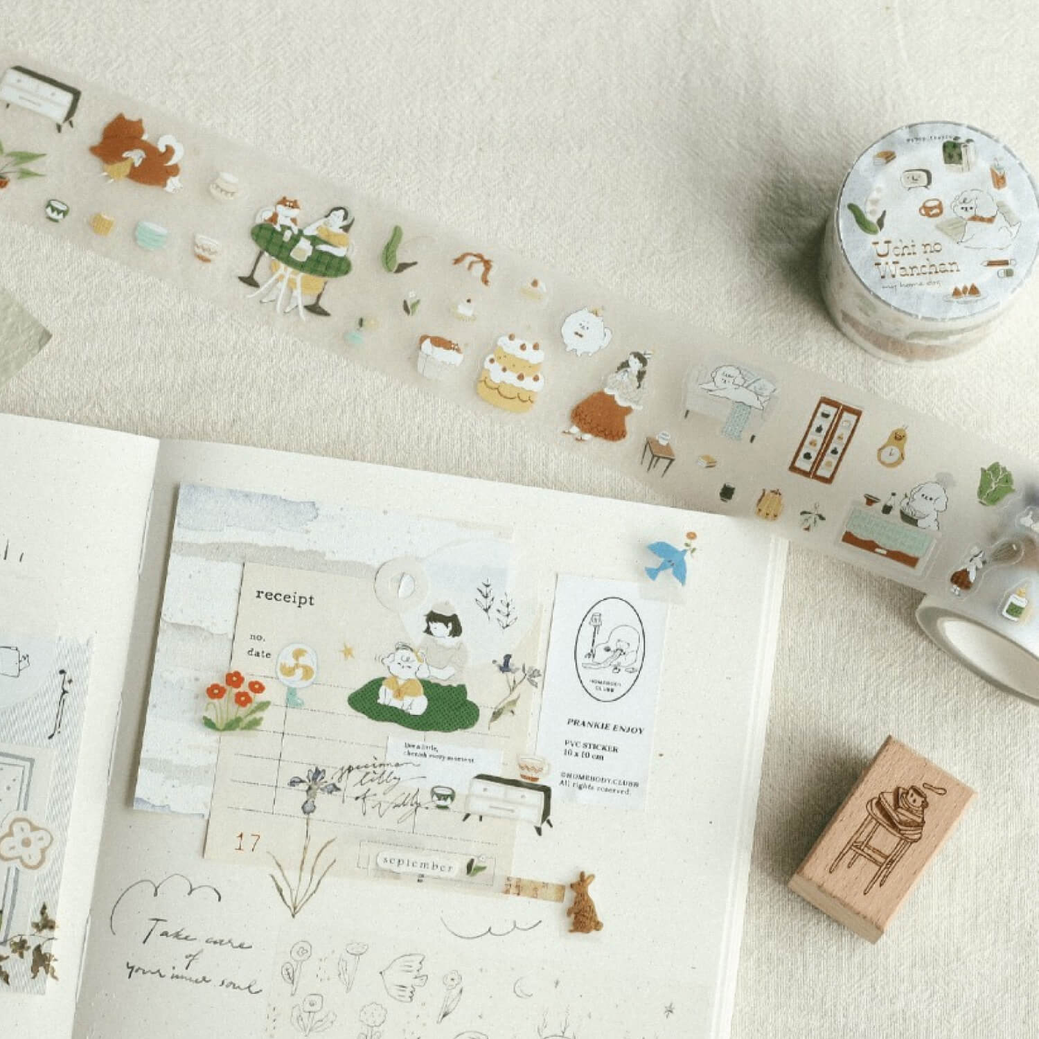 Teayou Kiss-Cut PET Tape – Uchi no Wanchan