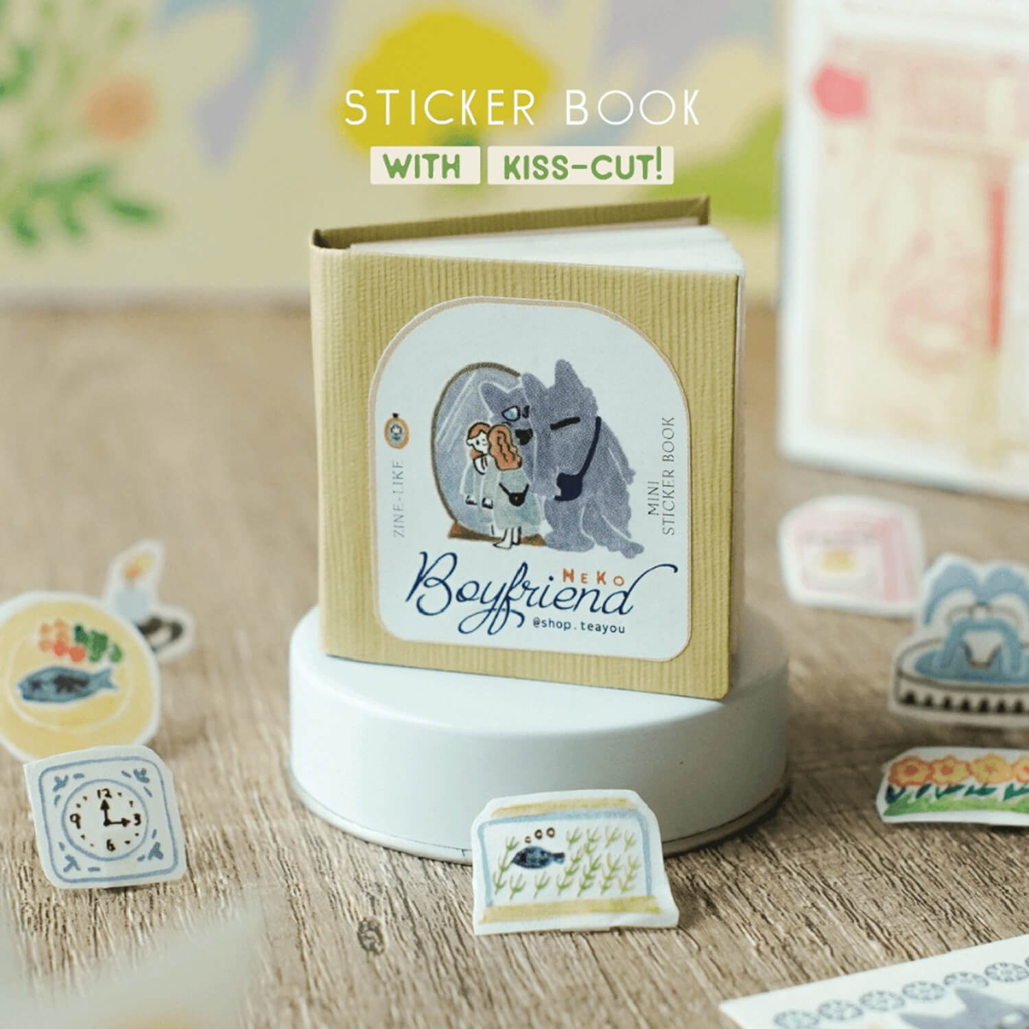 Teayou Kiss-Cut Sticker Book – Neko Boyfriend Vol. 1